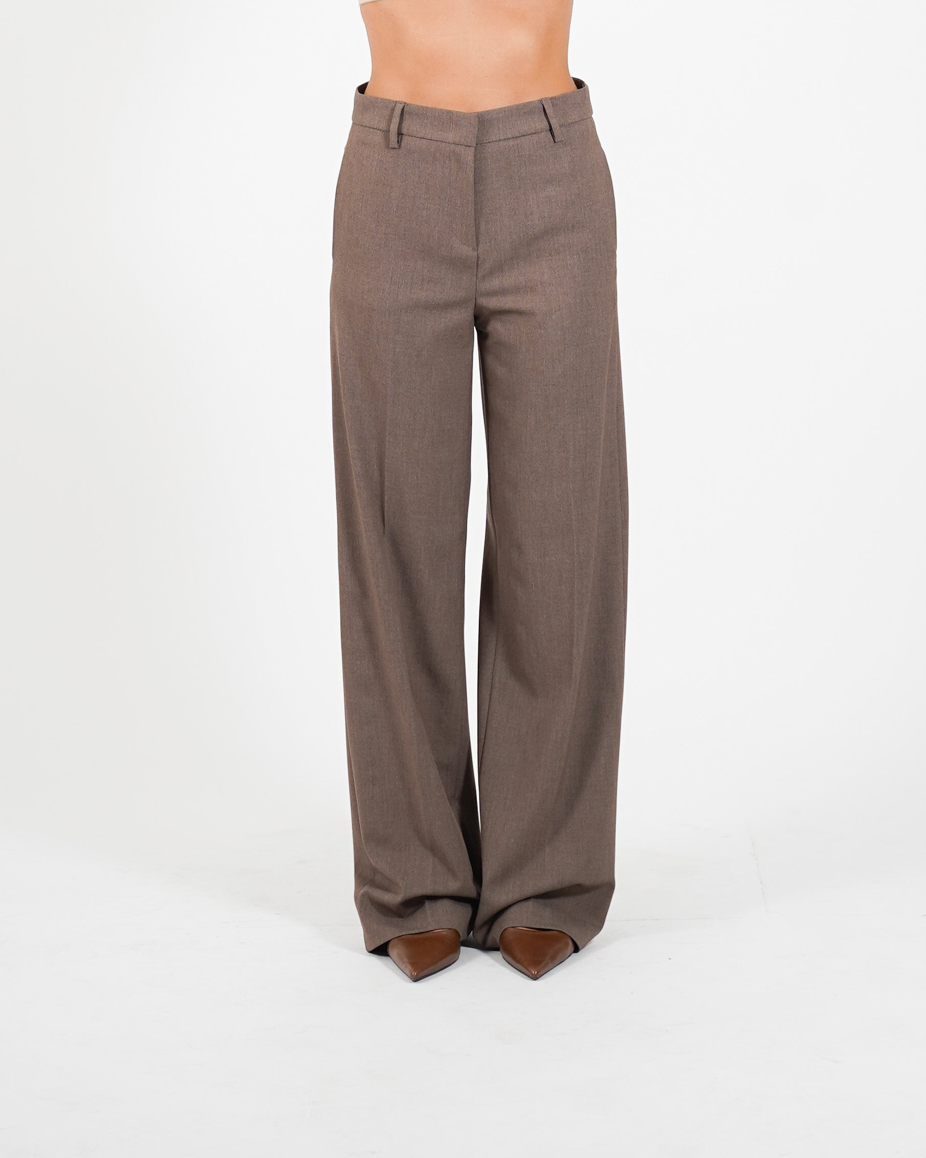 Pantaloni regular fit in ecofibra - Giovanna