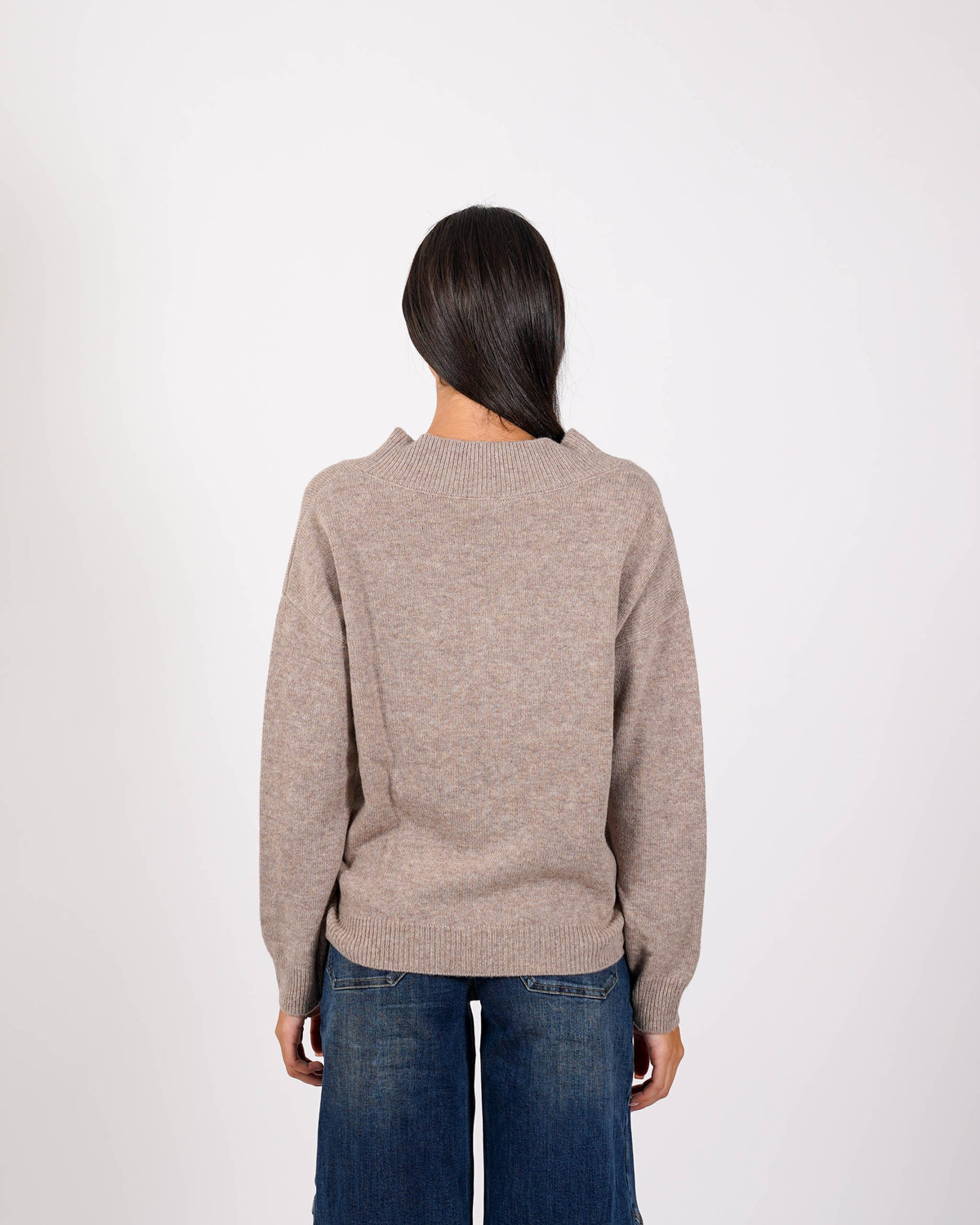 Maglia scollo a V in lana - Gianna