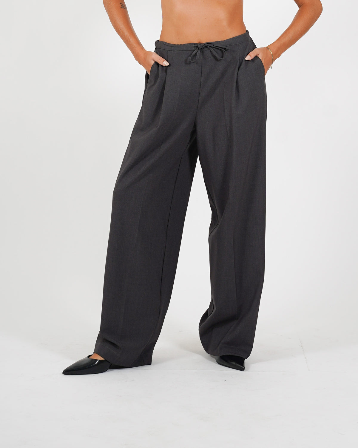 Pantaloni con coulisse e tasche - Ignanzia