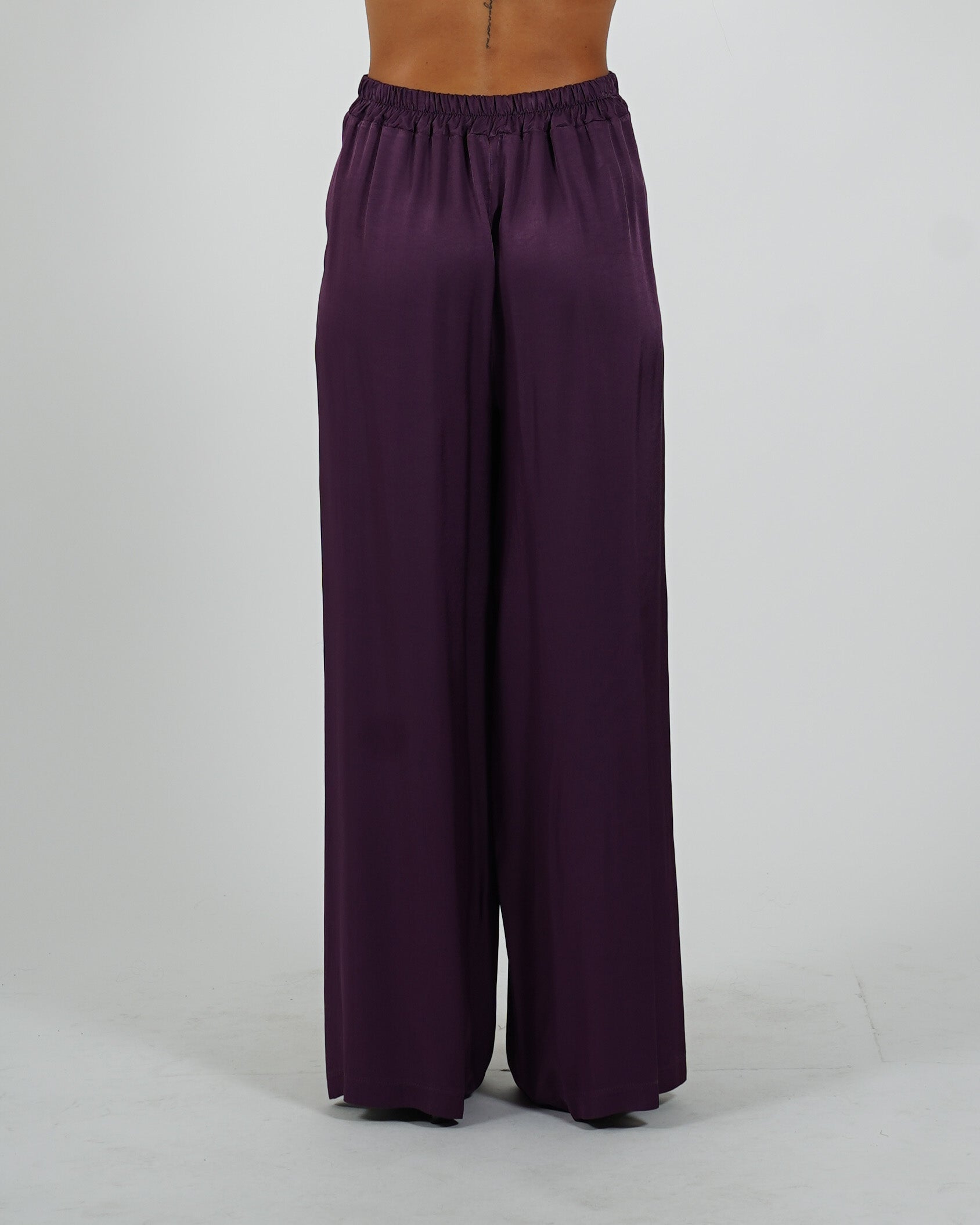 Pantaloni con baschina e gamba larga - Titanica