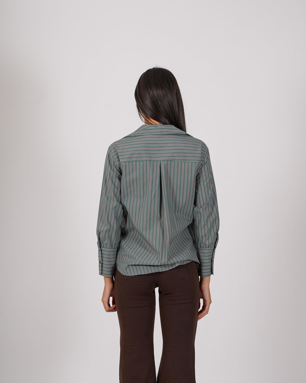 Camicia rigata in cotone - Leggera