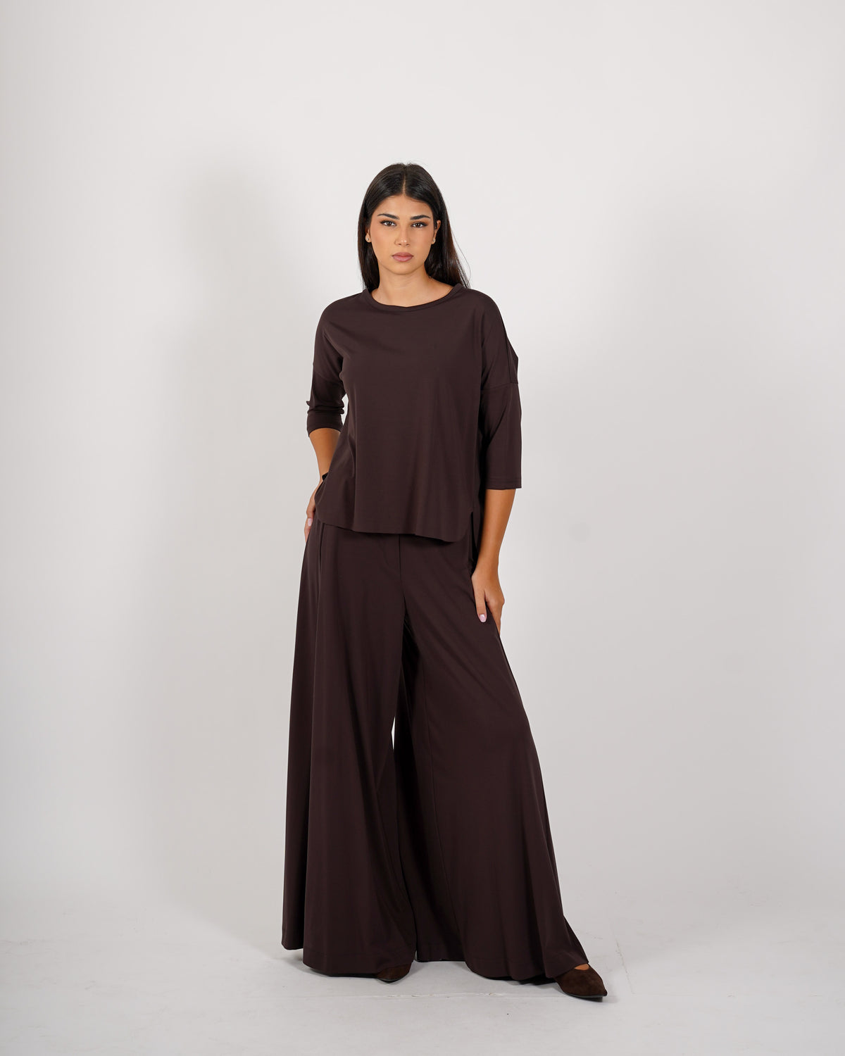 Blusa girocollo manica raglan - Odiosa