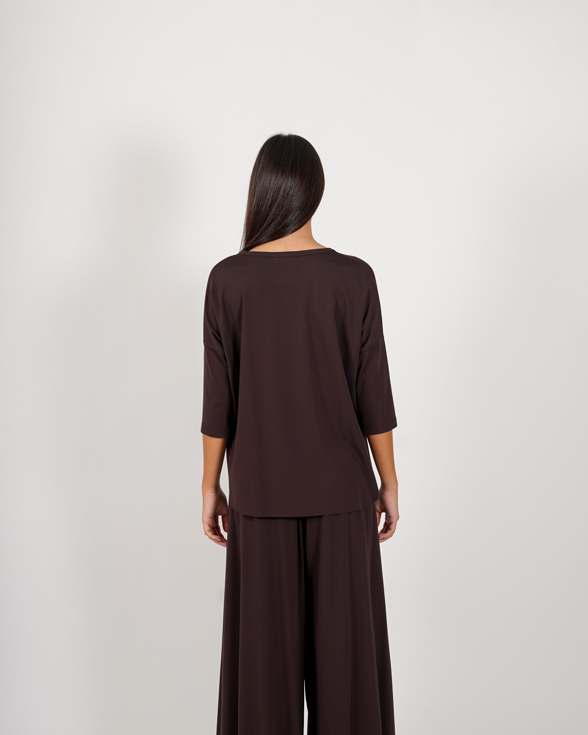 Blusa girocollo manica raglan - Odiosa