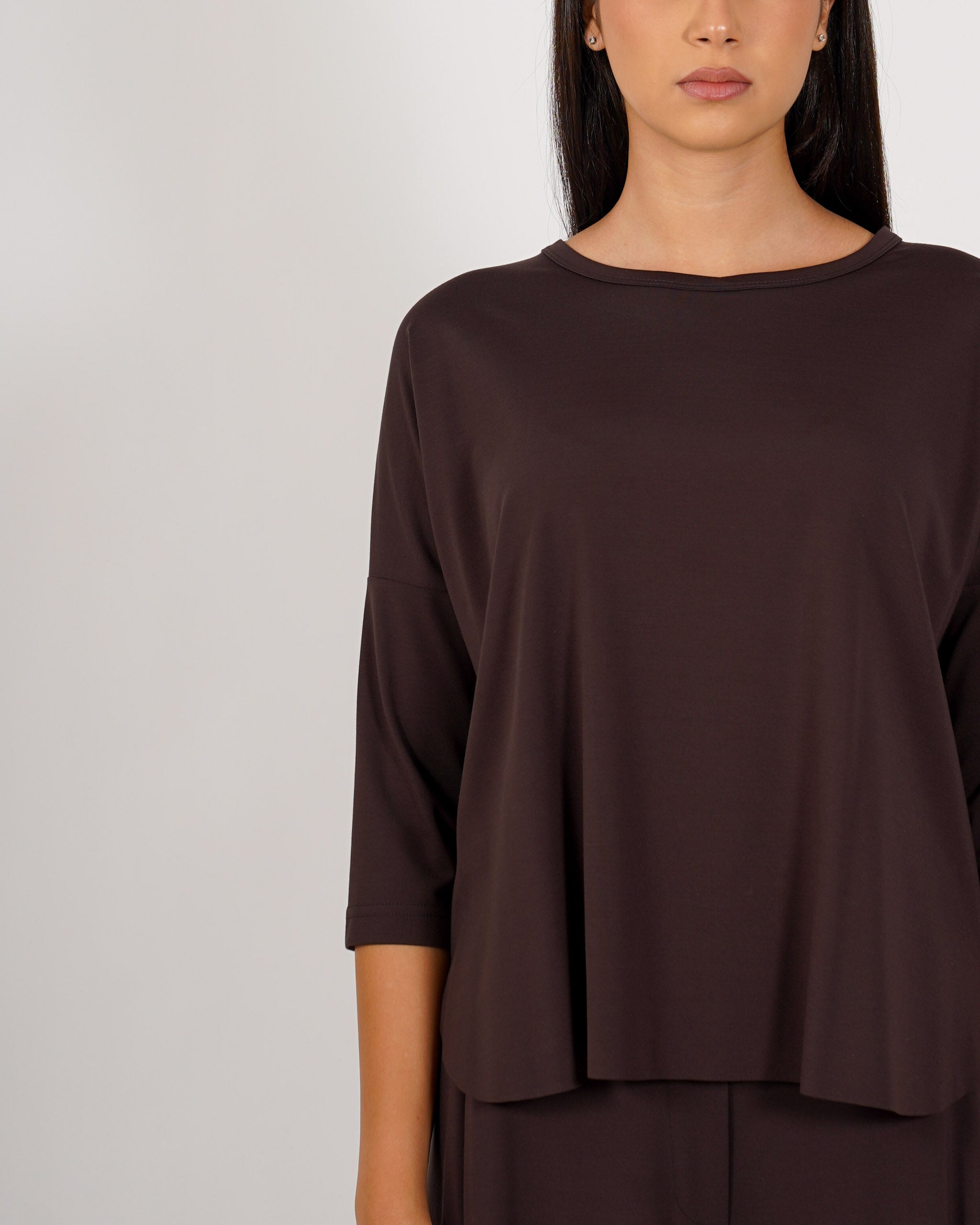Blusa girocollo manica raglan - Odiosa