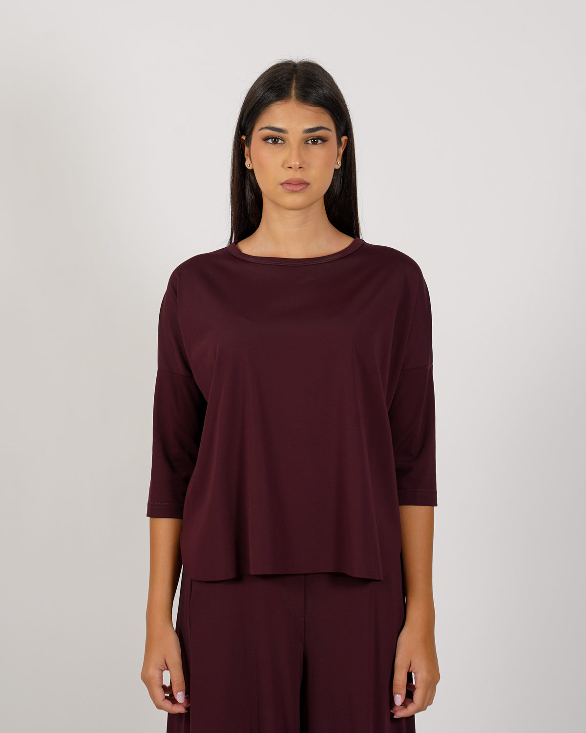 Blusa girocollo manica raglan - Odiosa