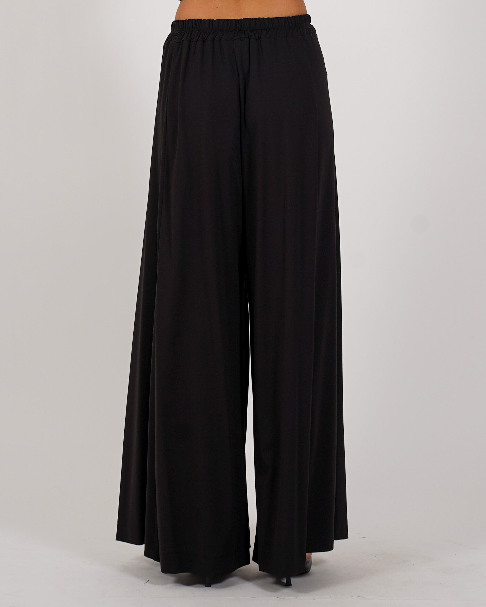 Pantaloni con baschina e gamba larga - Karen