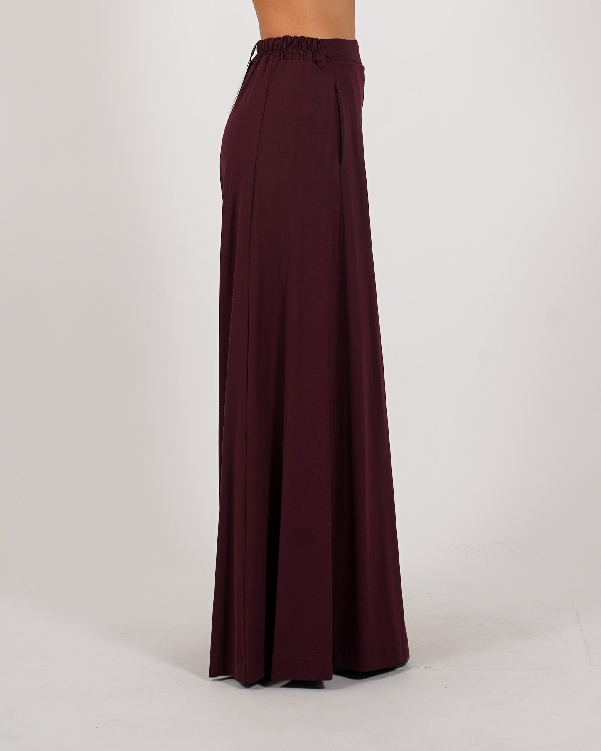 Pantaloni con baschina e gamba larga - Karen