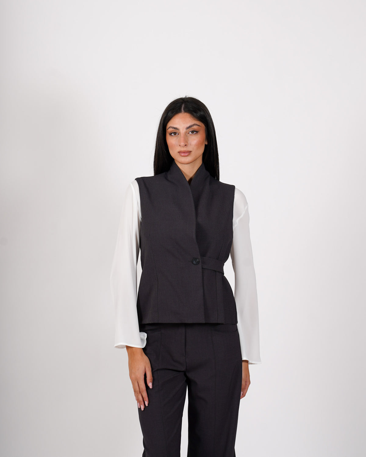 Gilet kimono in mano viscosa - Sorbona