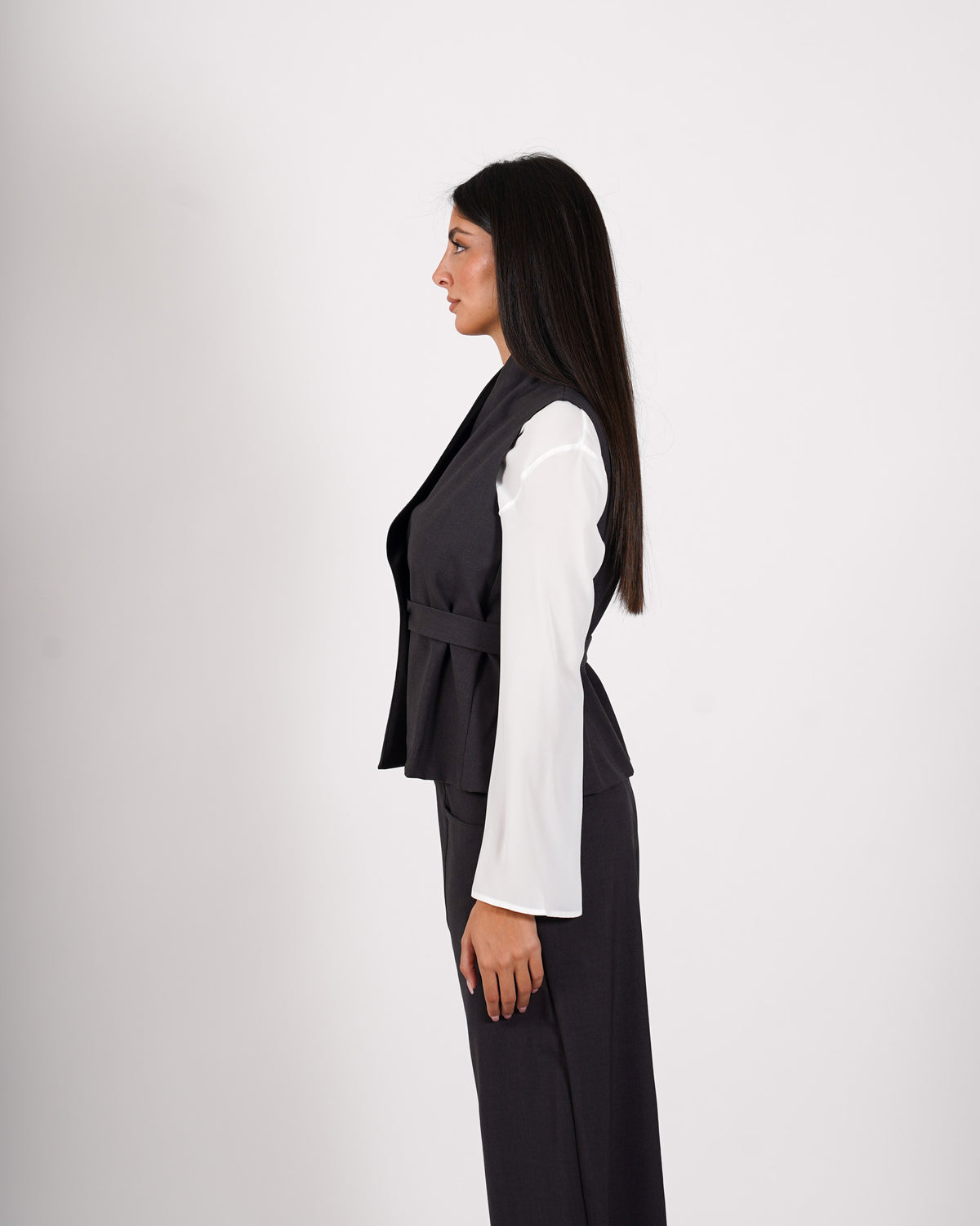 Gilet kimono in mano viscosa - Sorbona