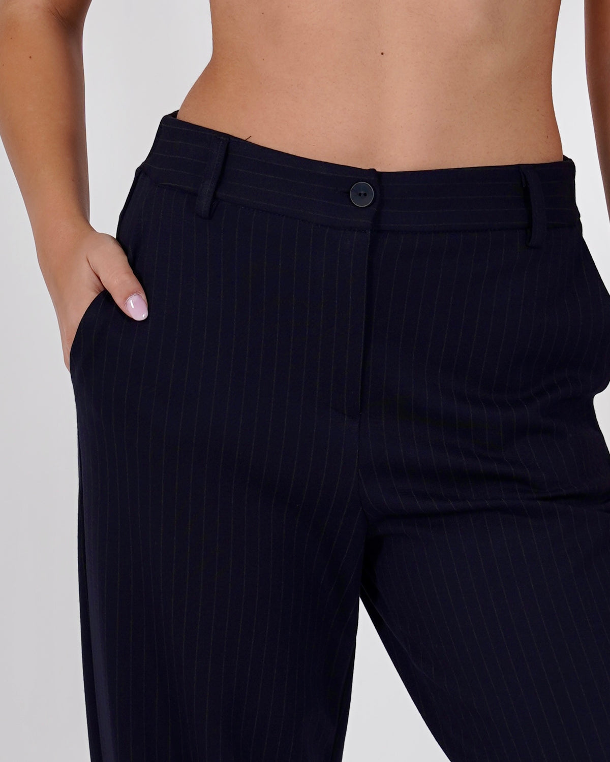 Pantaloni gessati regular fit - Talanga
