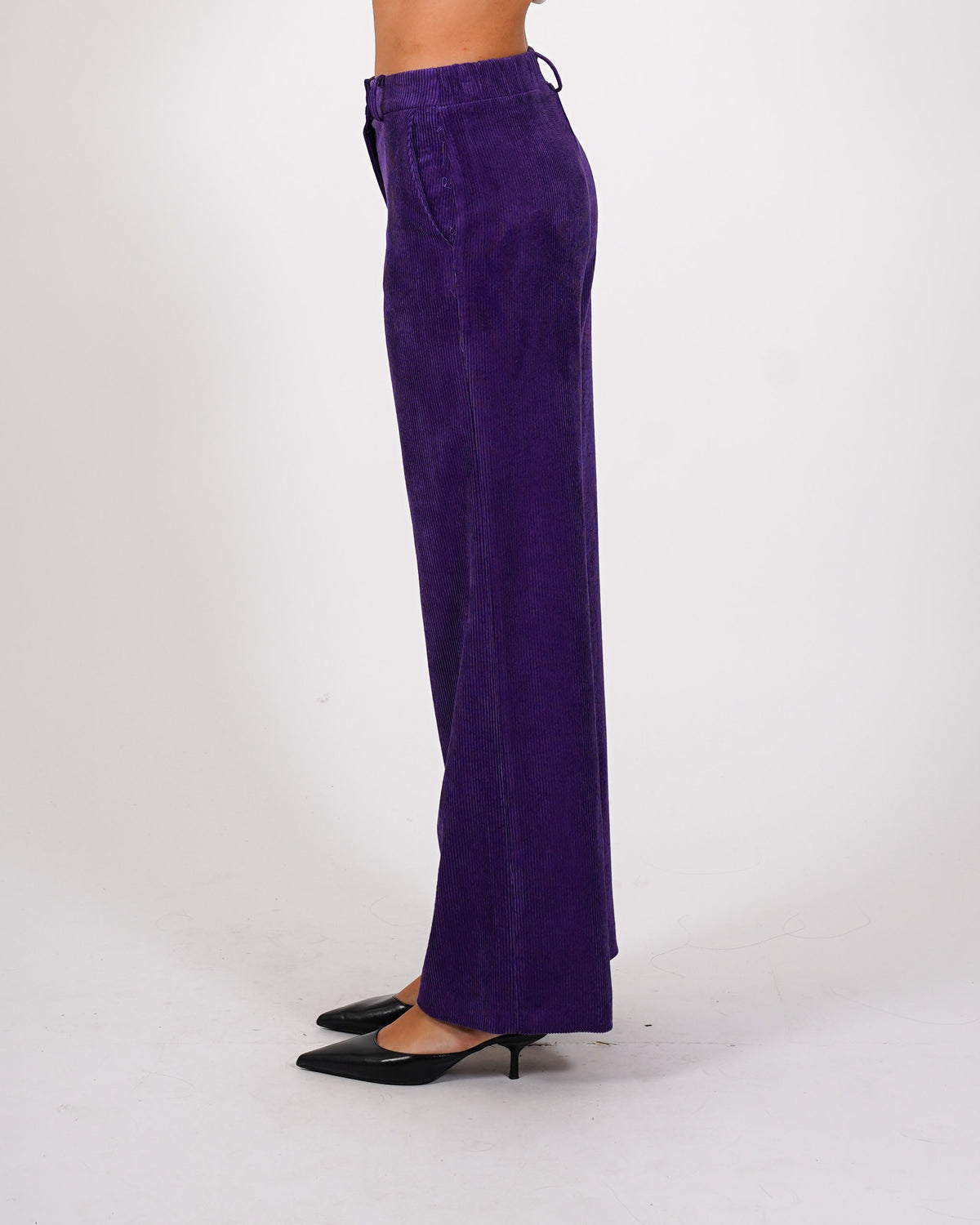 Pantaloni regular fit in velluto - Pergola