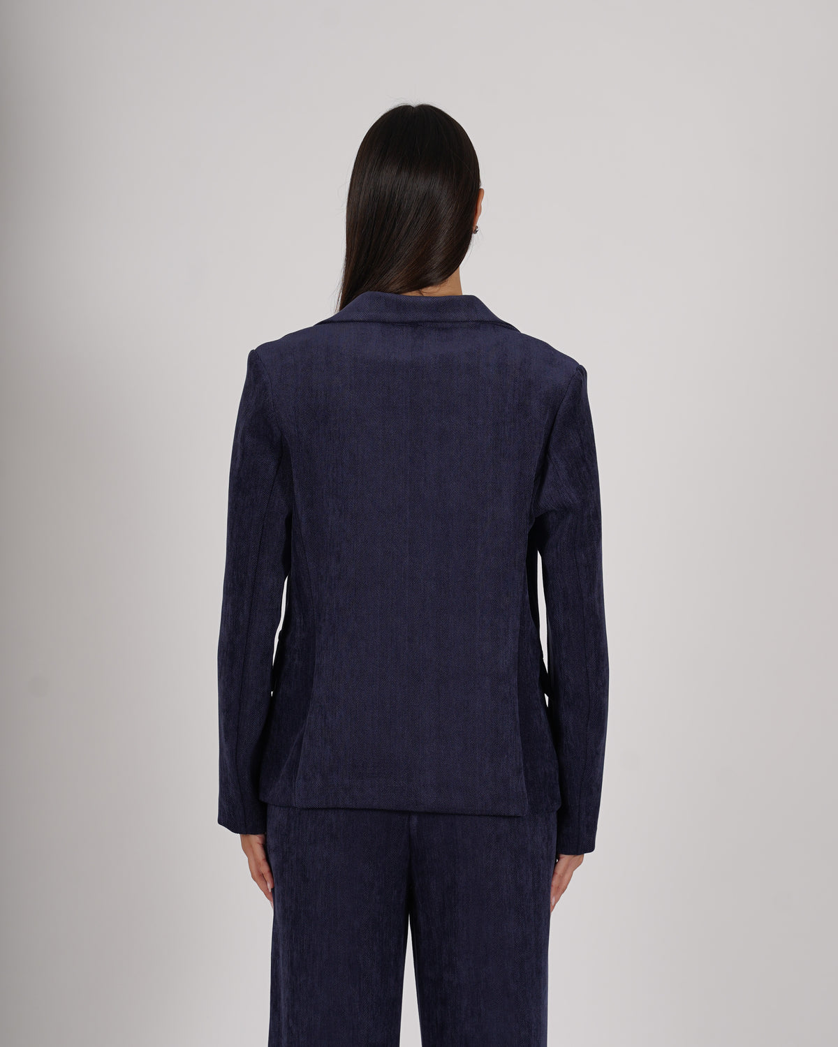 Giacca monopetto in mano velluto liscio - Voltura