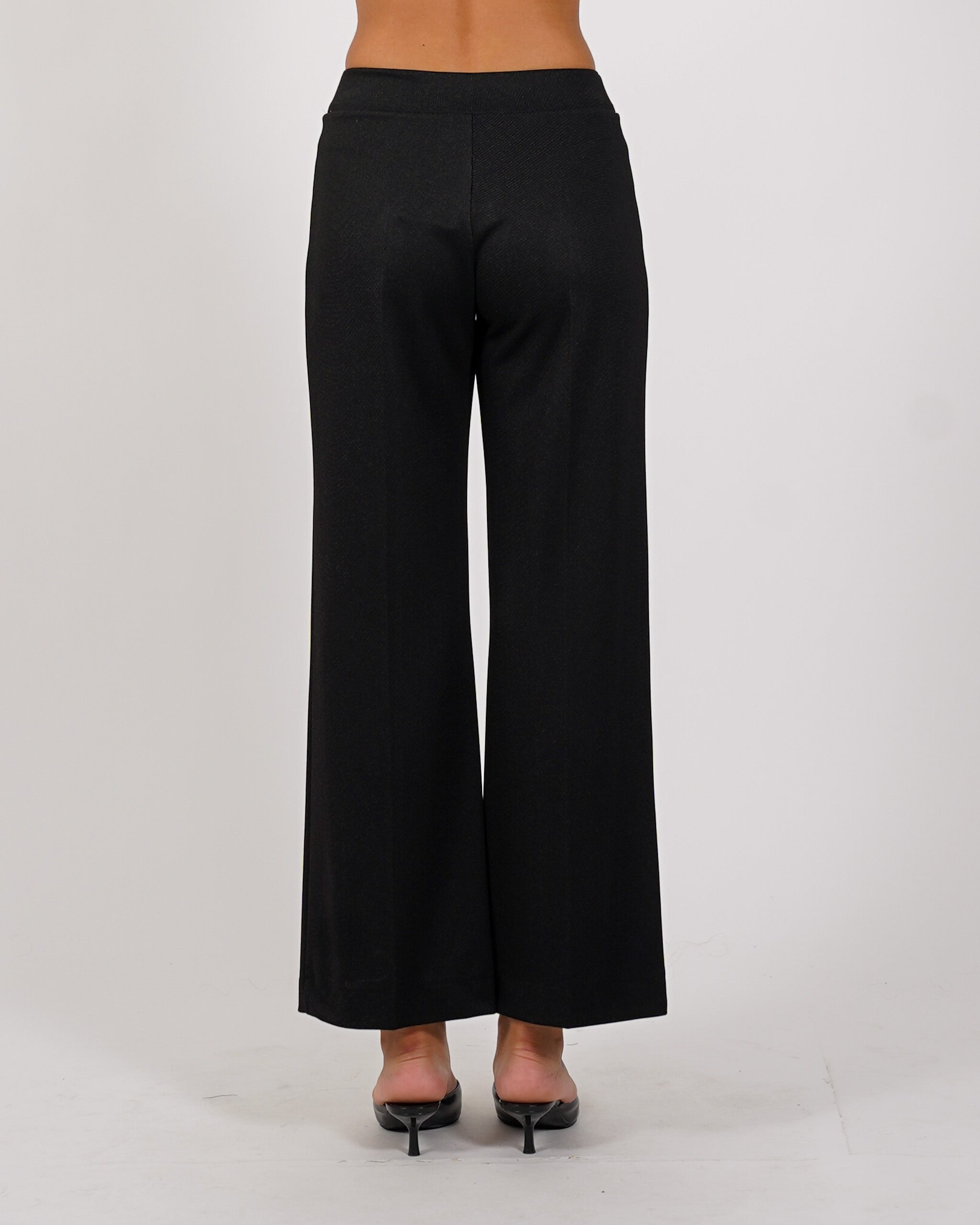 Pantaloni cropped in tessuto diagonale - Durango