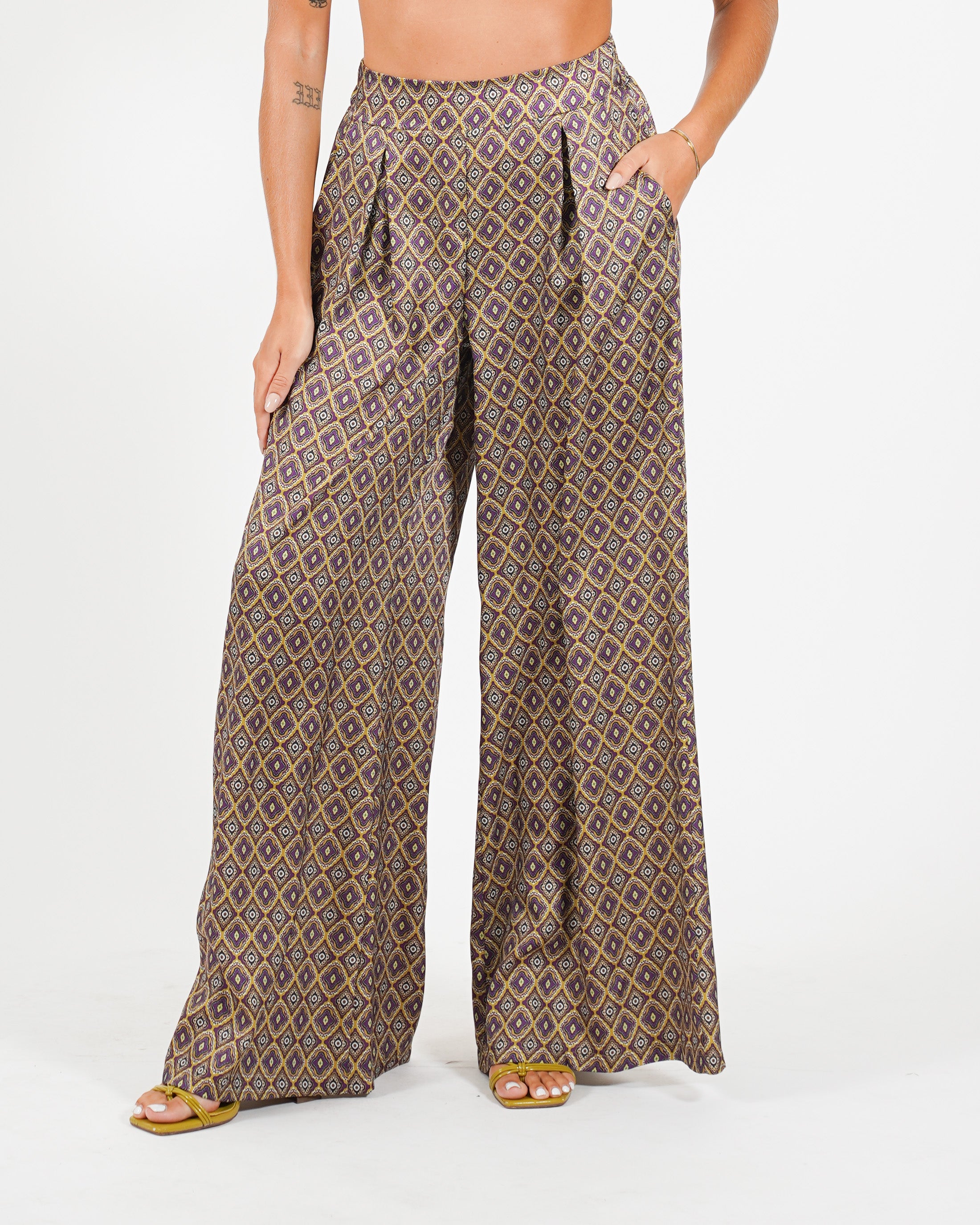Pantaloni con baschina e gamba larga - Kosice