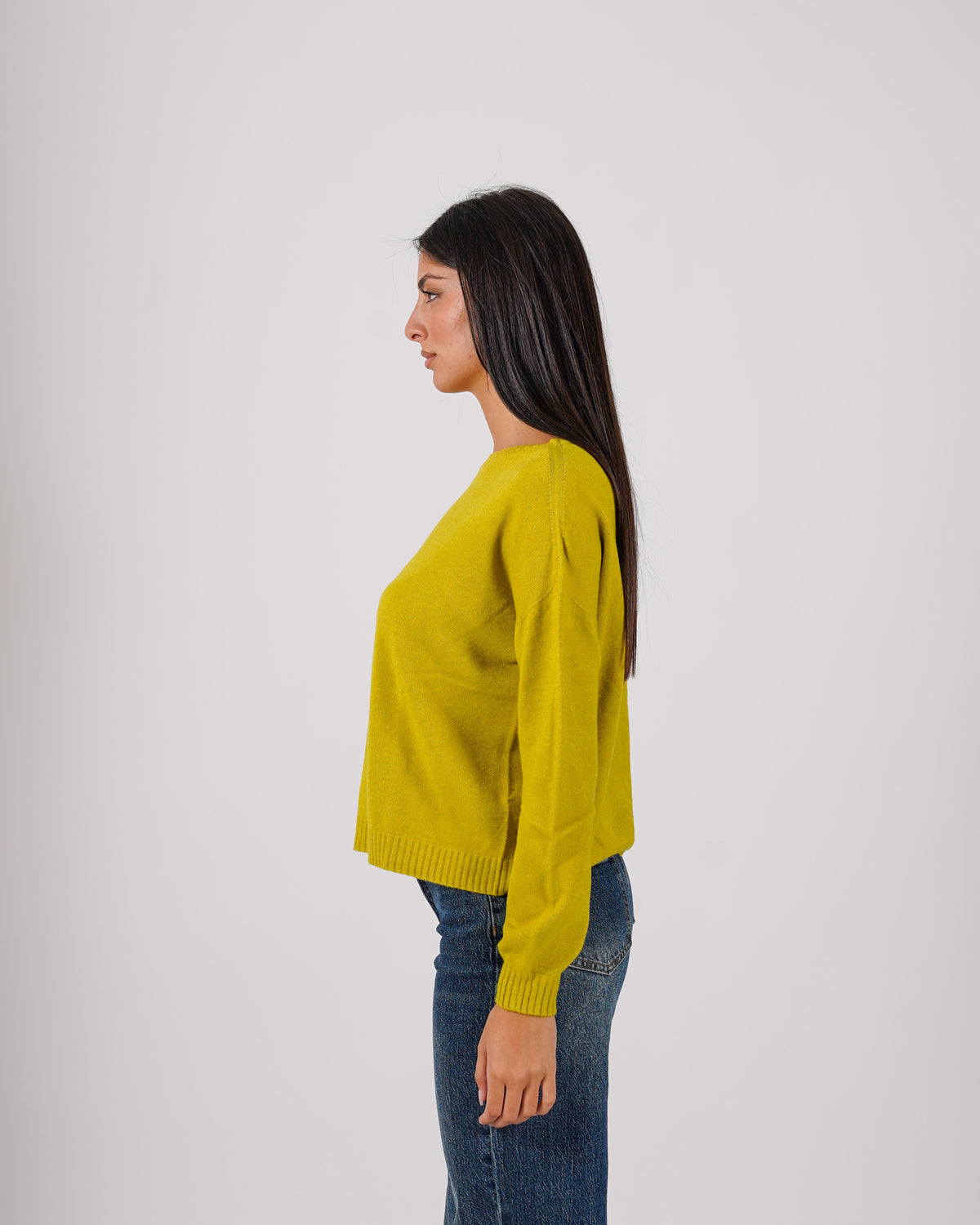 Maglia girocollo in mano lana- Nigeria