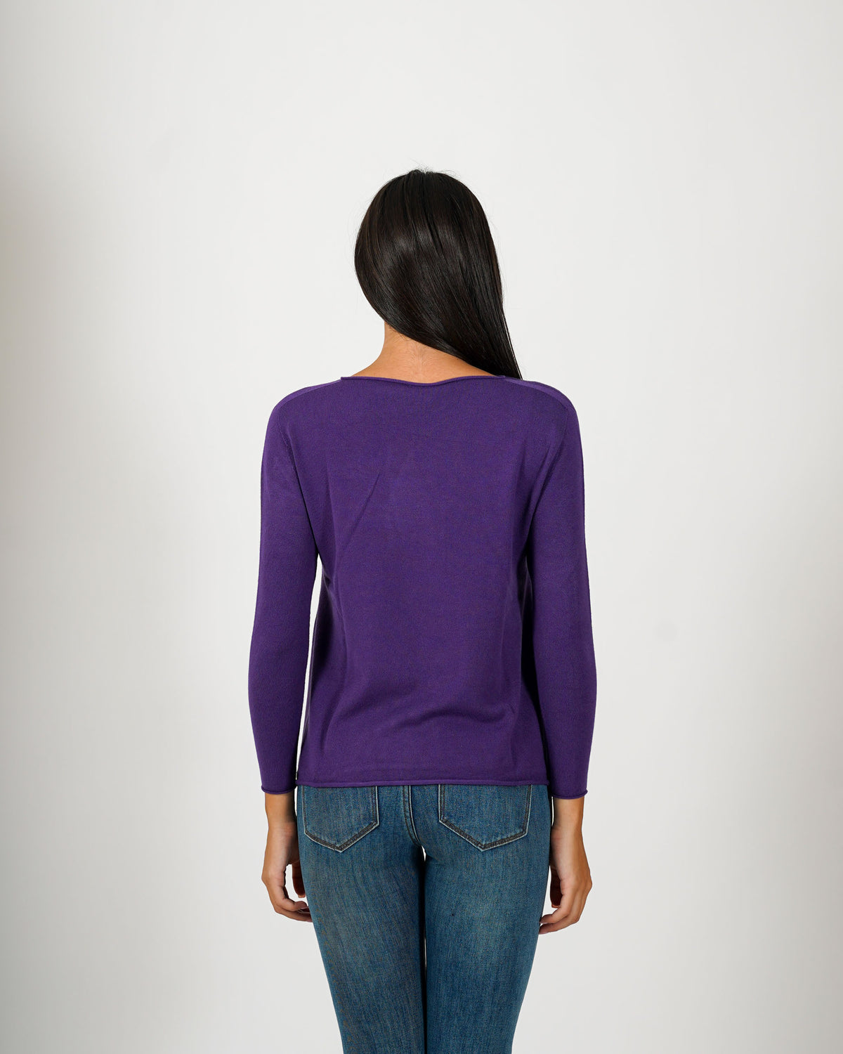Maglia girocollo minimal con spacchi laterali - Austria