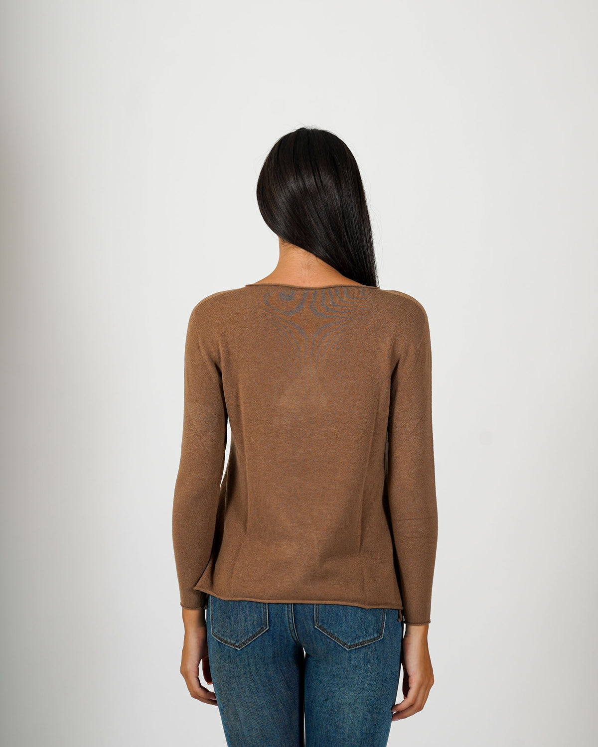 Maglia girocollo minimal con spacchi laterali - Austria