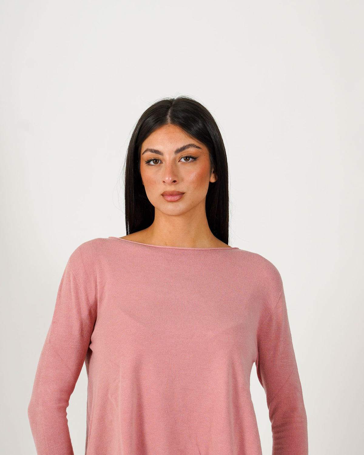 Maglia girocollo minimal con spacchi laterali - Austria