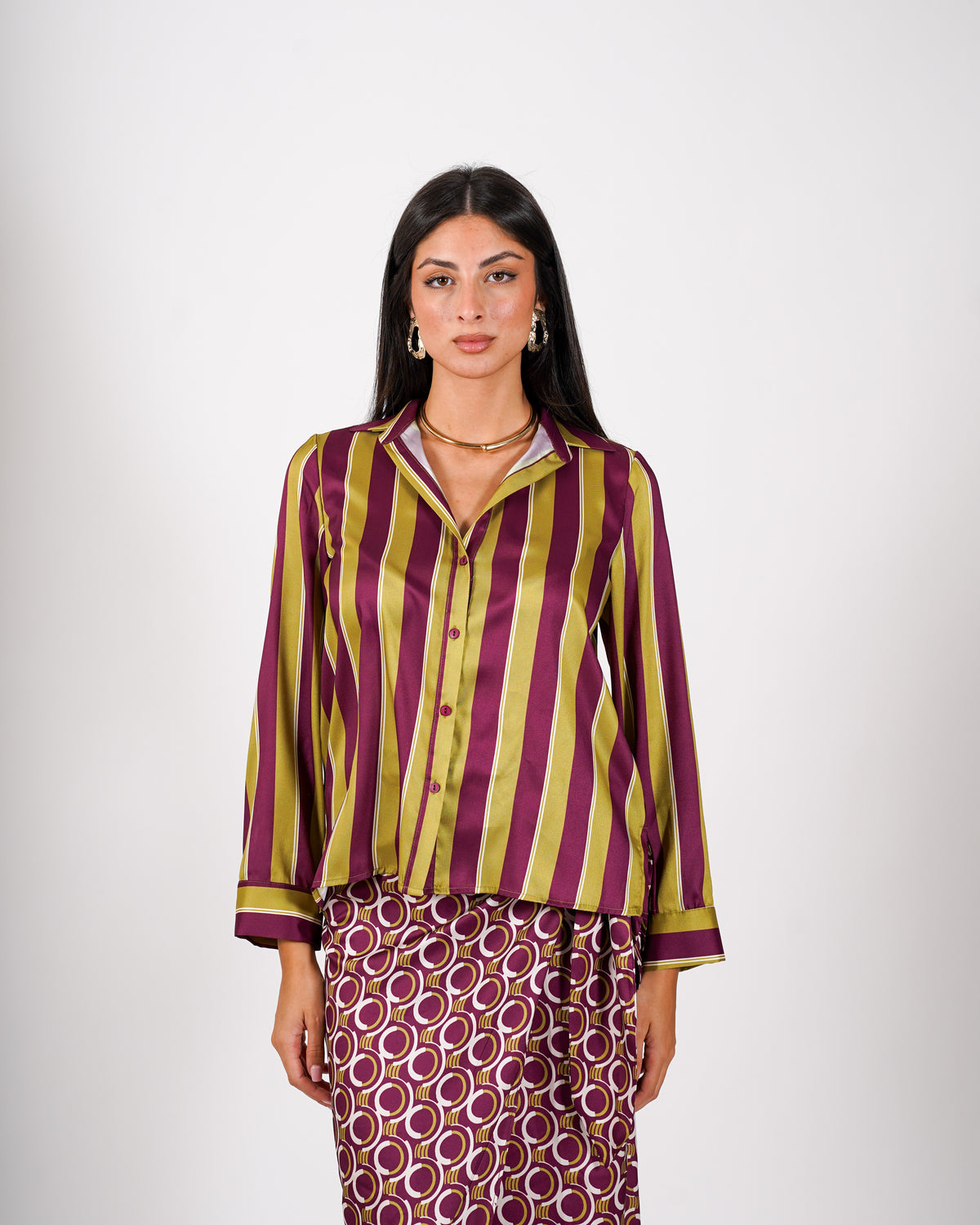 Camicia manica lunga regular fit - Selenia