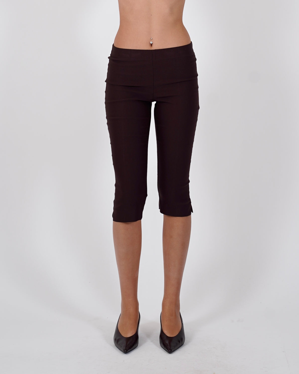 Pantaloni capri con spacco laterale - Attila