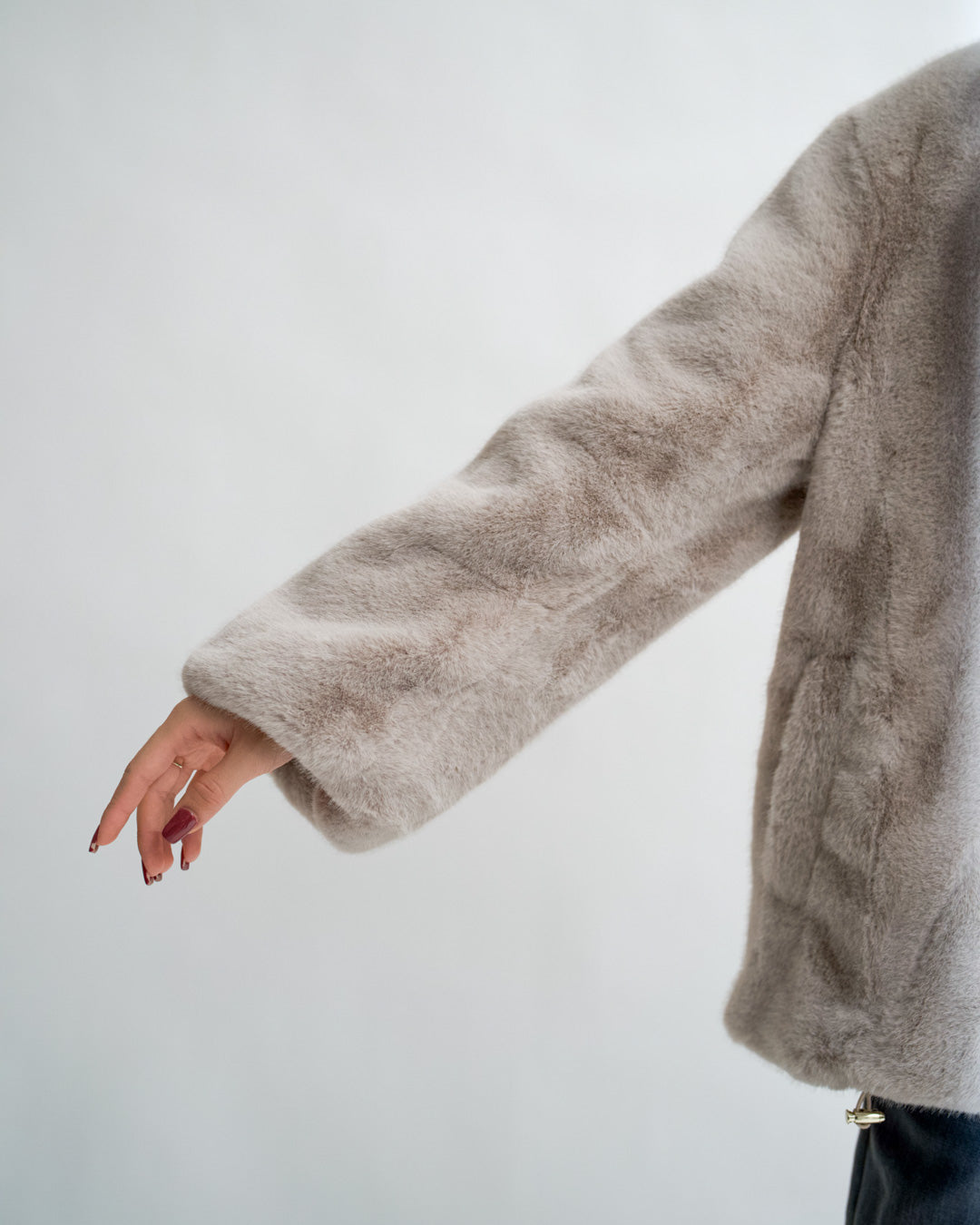 Giacca in eco fur con collo sciallato - Pantano Uncategorized - Hope Abbigliamento e Accessori Donna Online