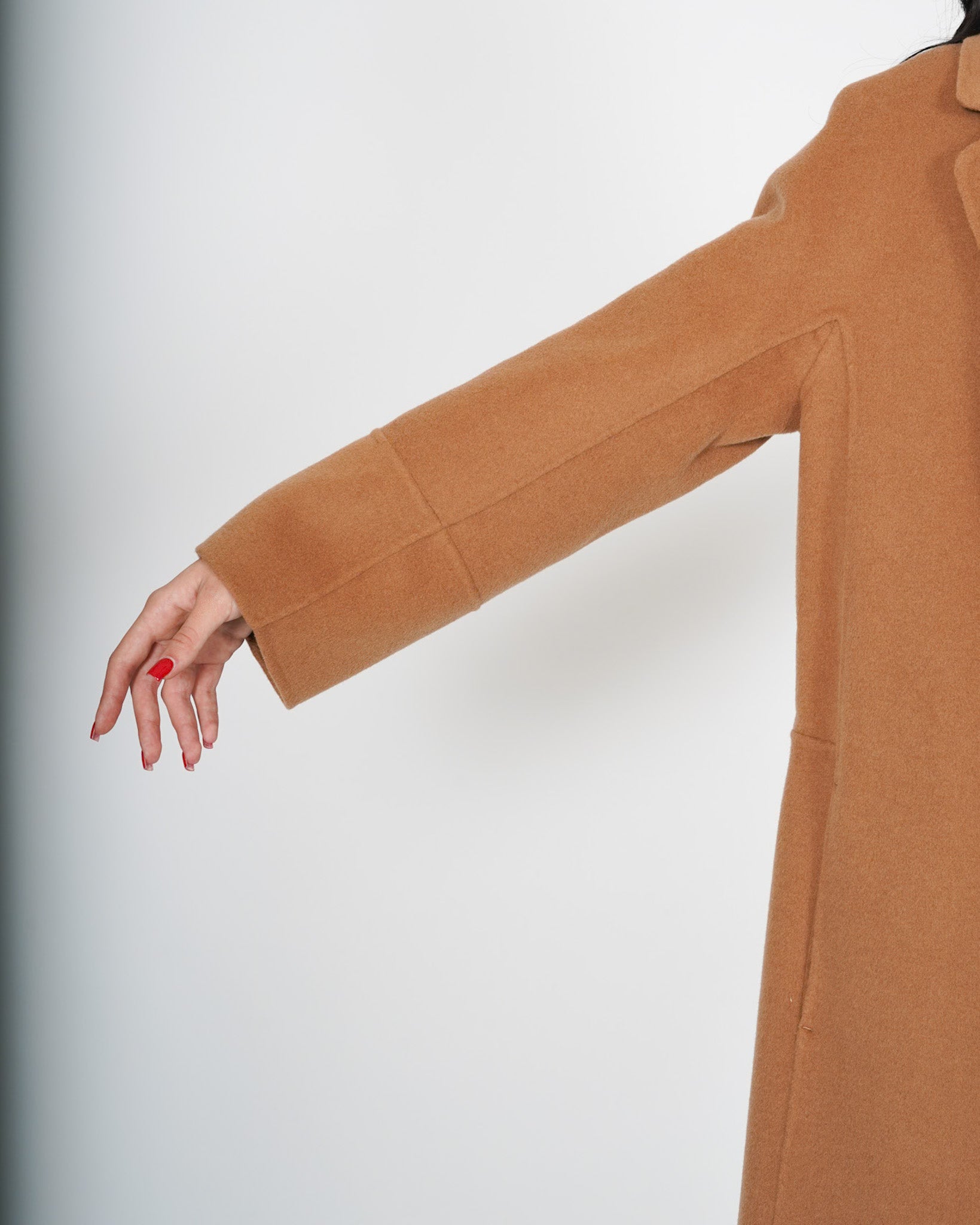 Cappotto con cintura removibile in tessuto double di lana - Coppola Uncategorized - Hope Abbigliamento e Accessori Donna Online