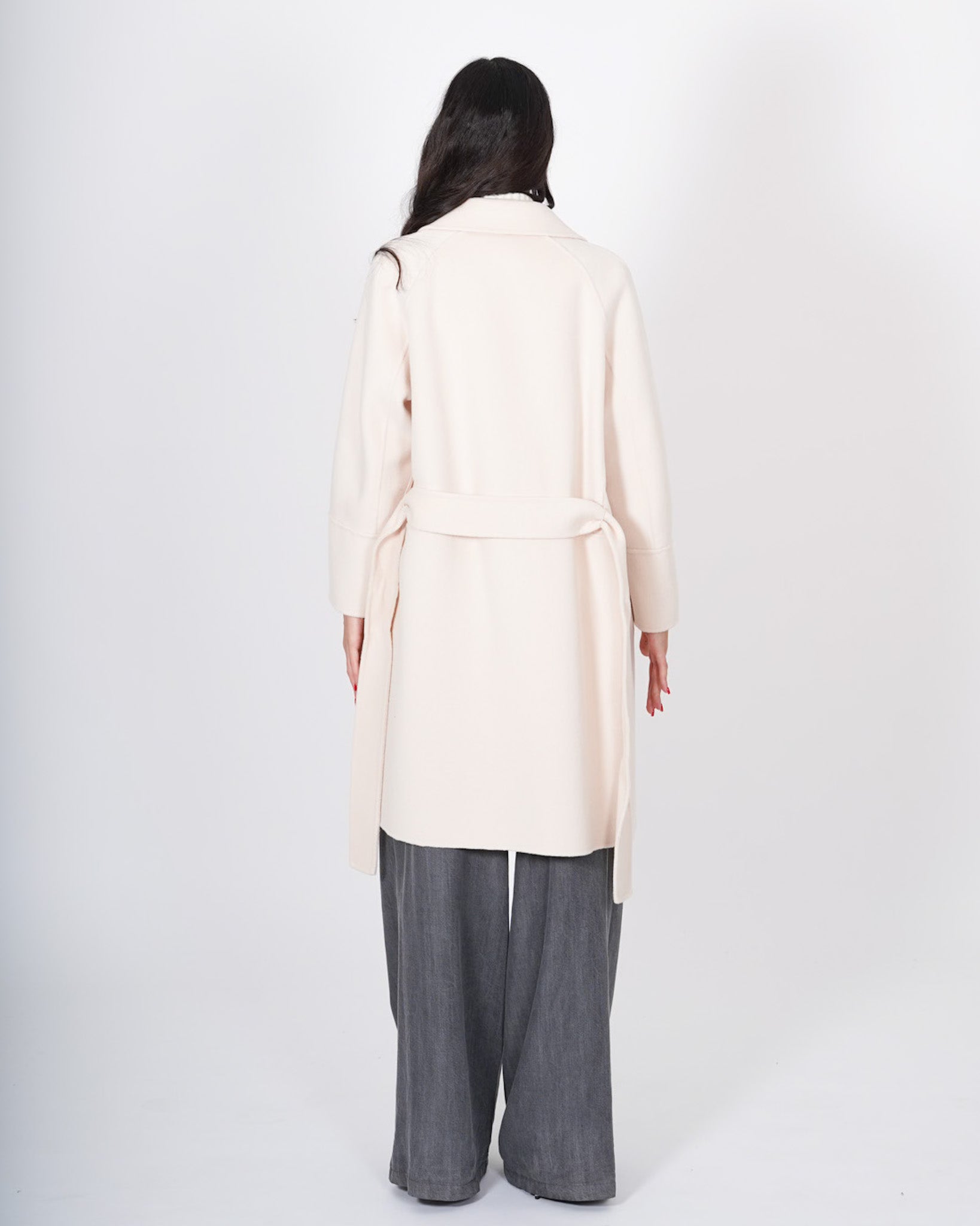 Cappotto con cintura removibile in tessuto double di lana - Coppola Uncategorized - Hope Abbigliamento e Accessori Donna Online