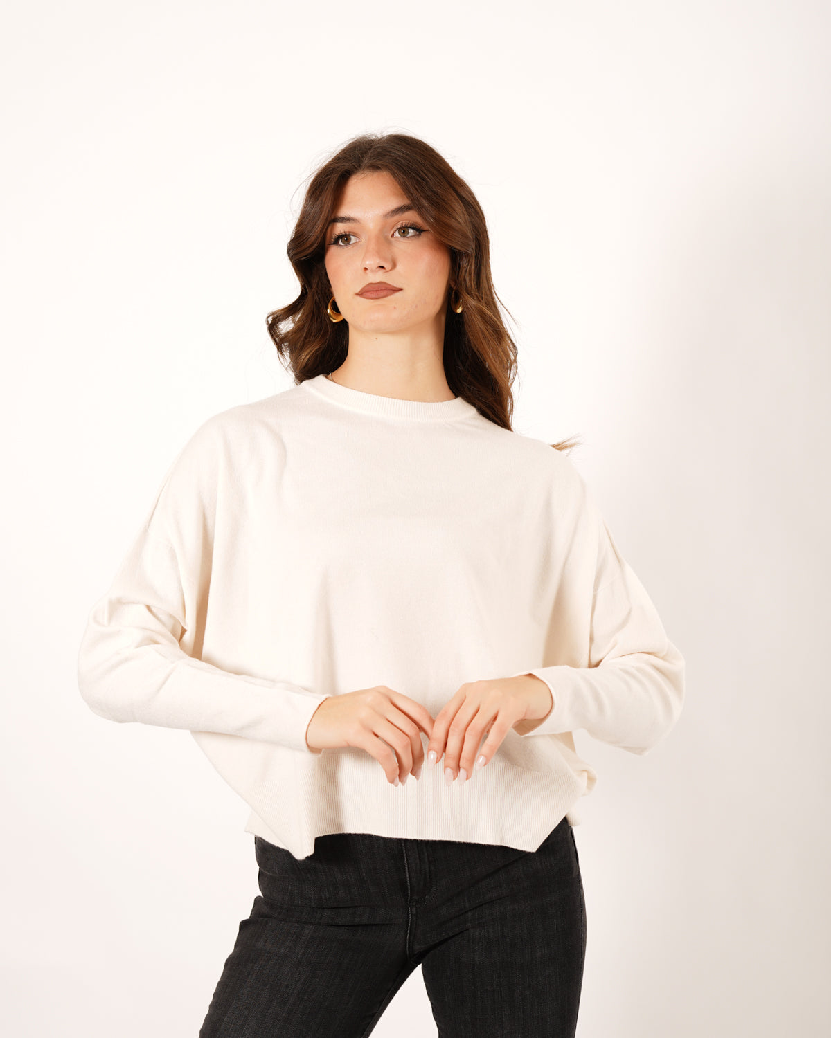 Maglia girocollo vestibilià box - Aceto Uncategorized - Hope Abbigliamento e Accessori Donna Online