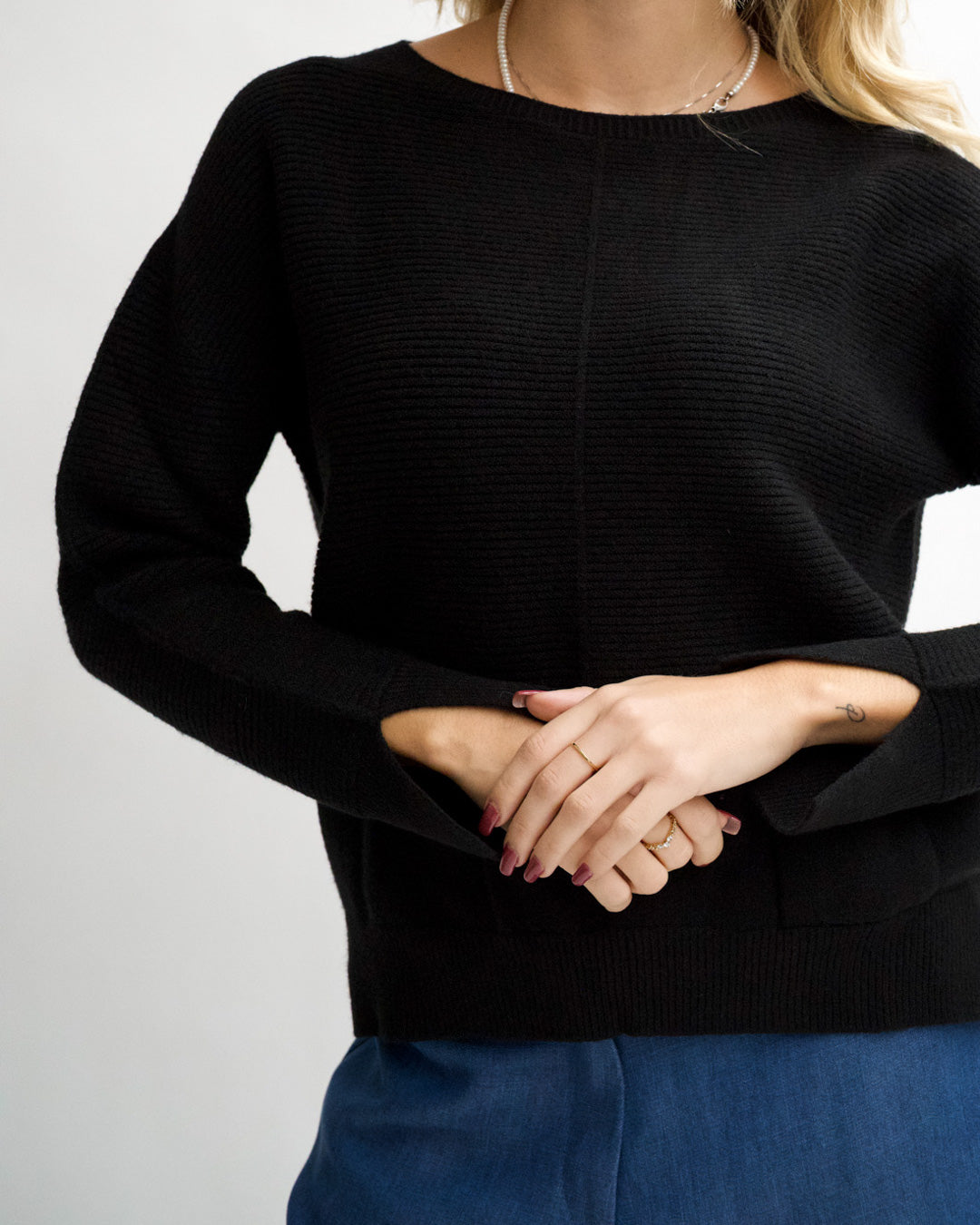 Maglia girocollo con taschina - Stagno Uncategorized - Hope Abbigliamento e Accessori Donna Online