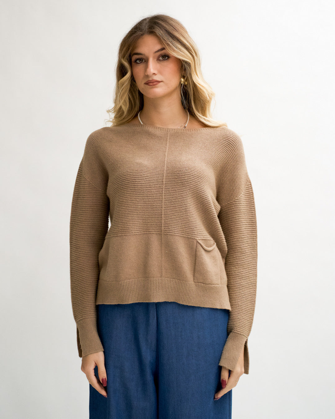 Maglia girocollo con taschina - Stagno Uncategorized - Hope Abbigliamento e Accessori Donna Online