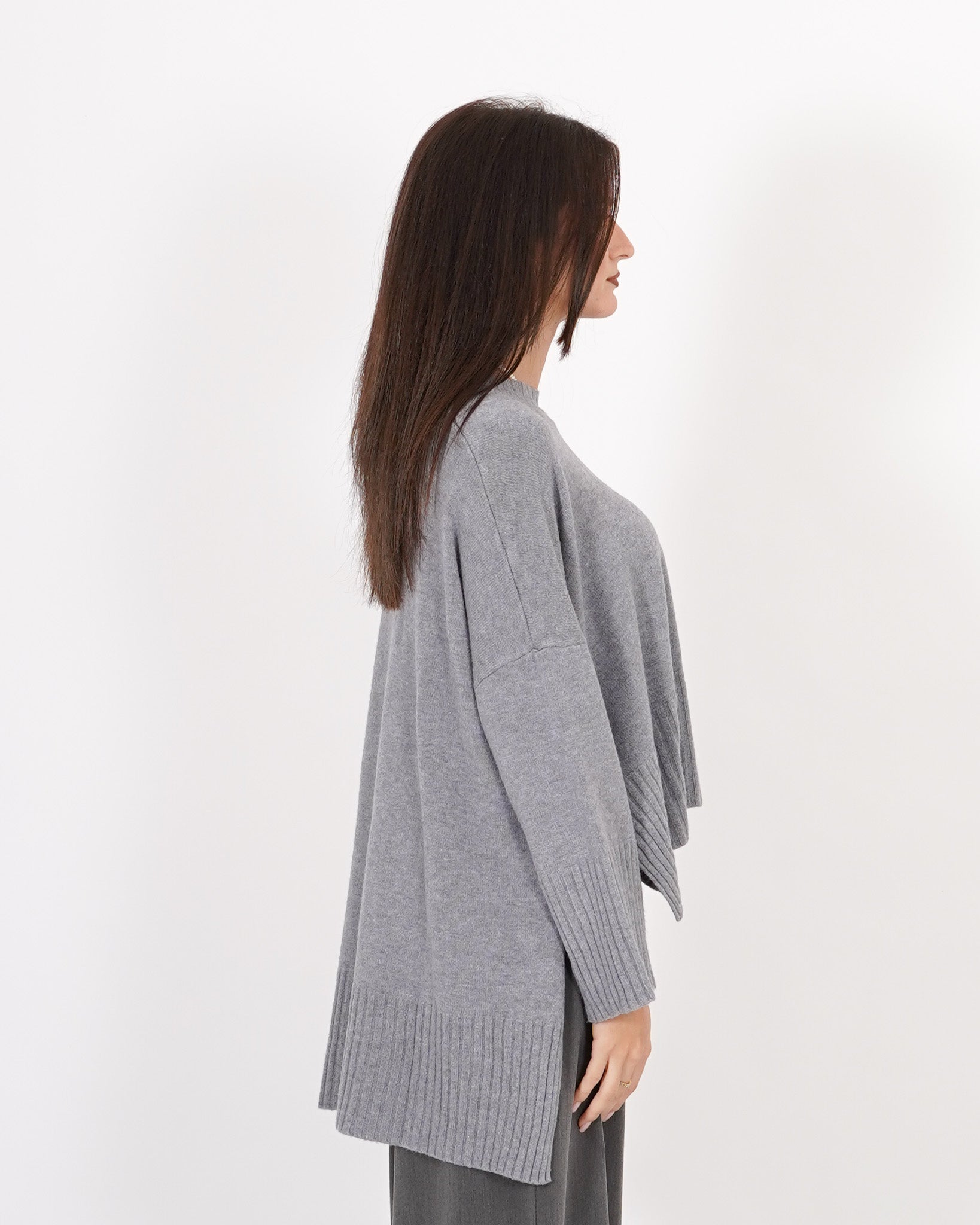 Girocollo doppia lunghezza con coste sul fondo - Airone Uncategorized - Hope Abbigliamento e Accessori Donna Online