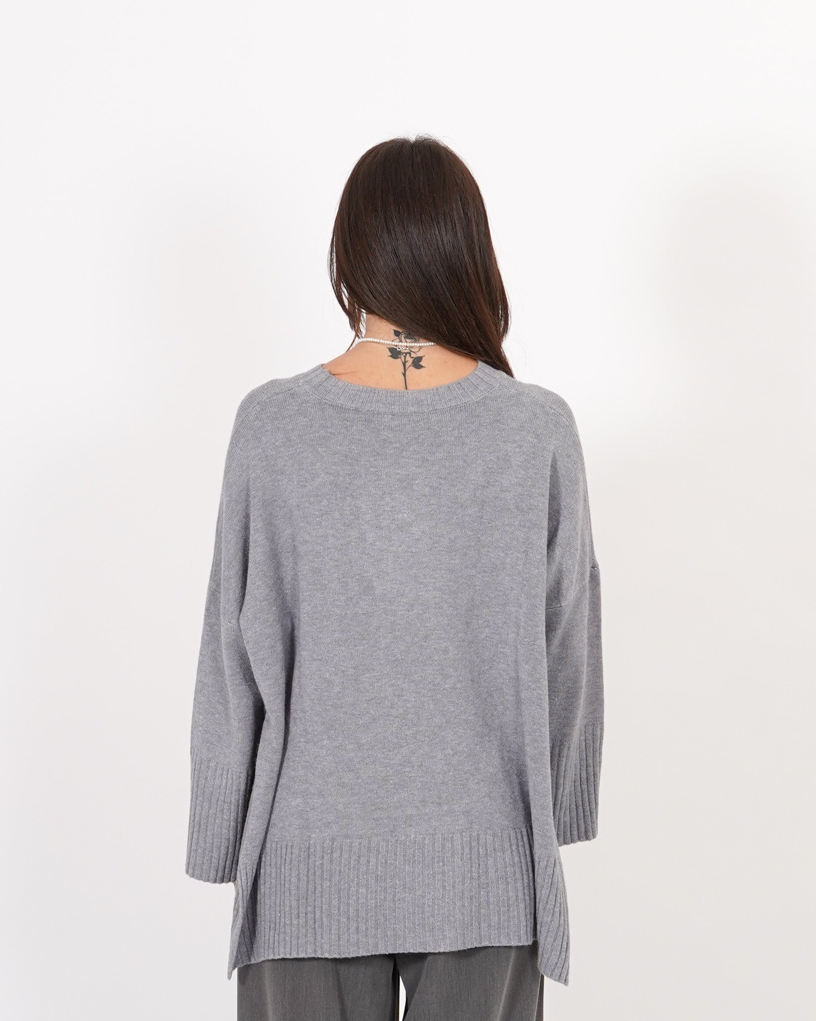 Girocollo doppia lunghezza con coste sul fondo - Airone Uncategorized - Hope Abbigliamento e Accessori Donna Online