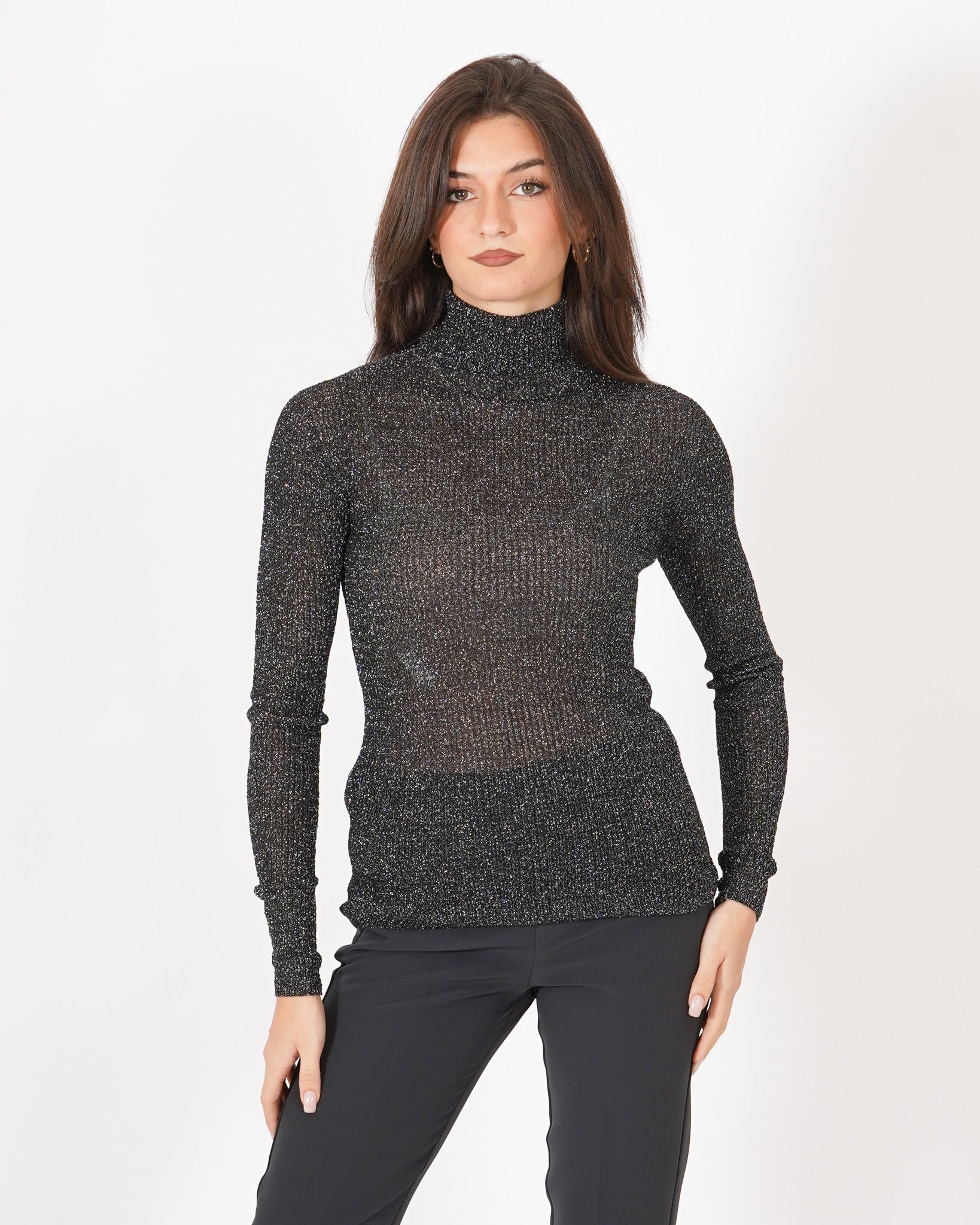 Collo alto in lurex - Cozza Uncategorized - Hope Abbigliamento e Accessori Donna Online