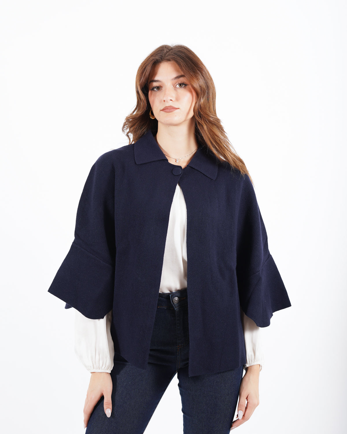 Cardigan un bottone con manica 3/4 - Cirillo Uncategorized - Hope Abbigliamento e Accessori Donna Online