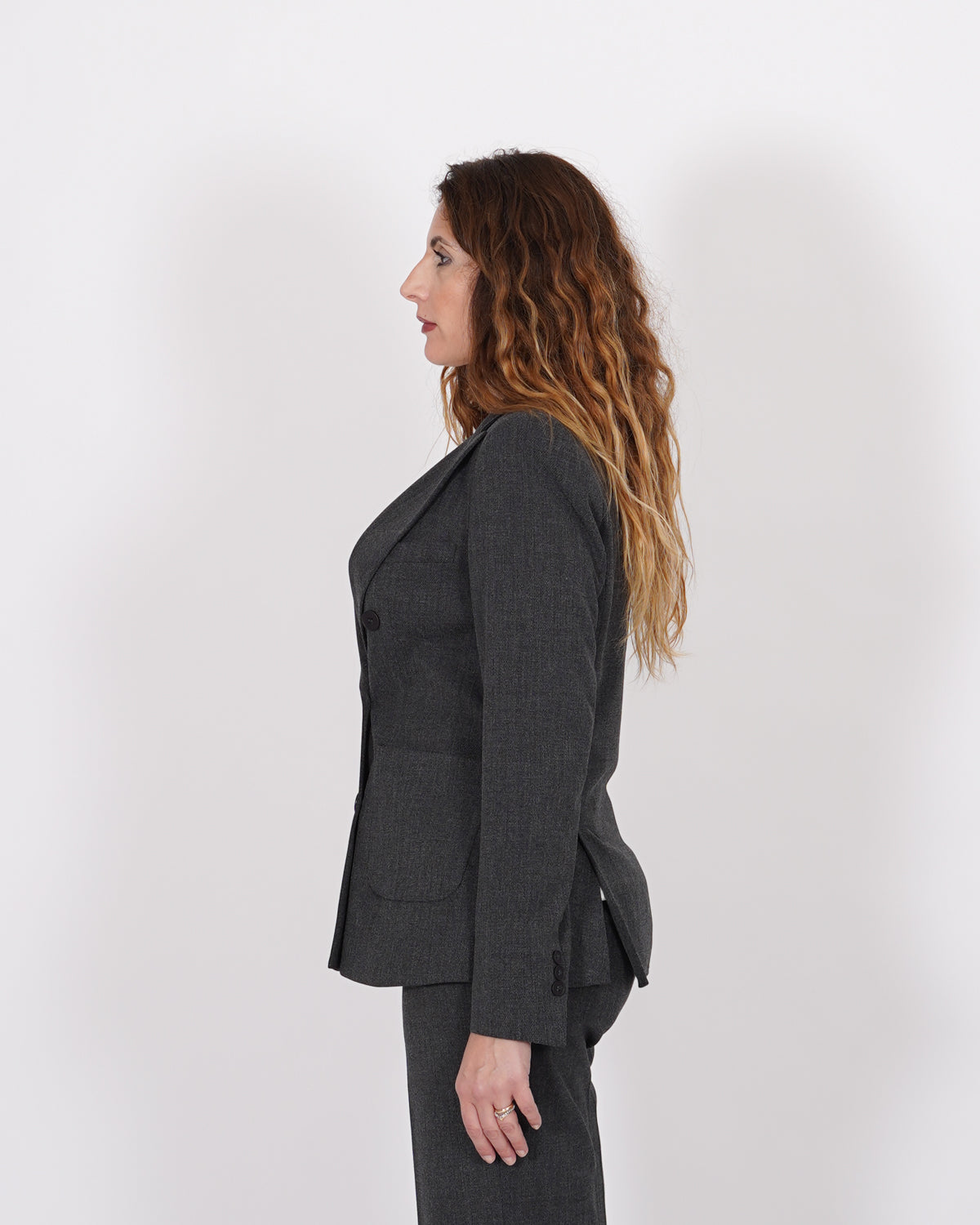 Giacca doppio petto con sei bottoni in mano flanella - Di Caprio Uncategorized - Hope Abbigliamento e Accessori Donna Online