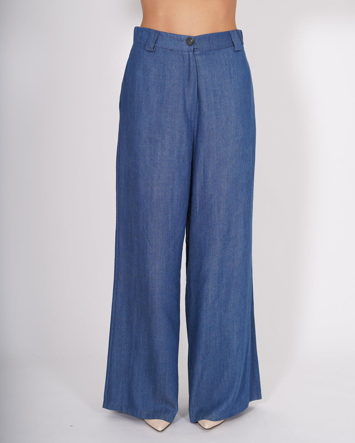 Pantaloni palazzo in tencel denim - Montresta Uncategorized - Hope Abbigliamento e Accessori Donna Online