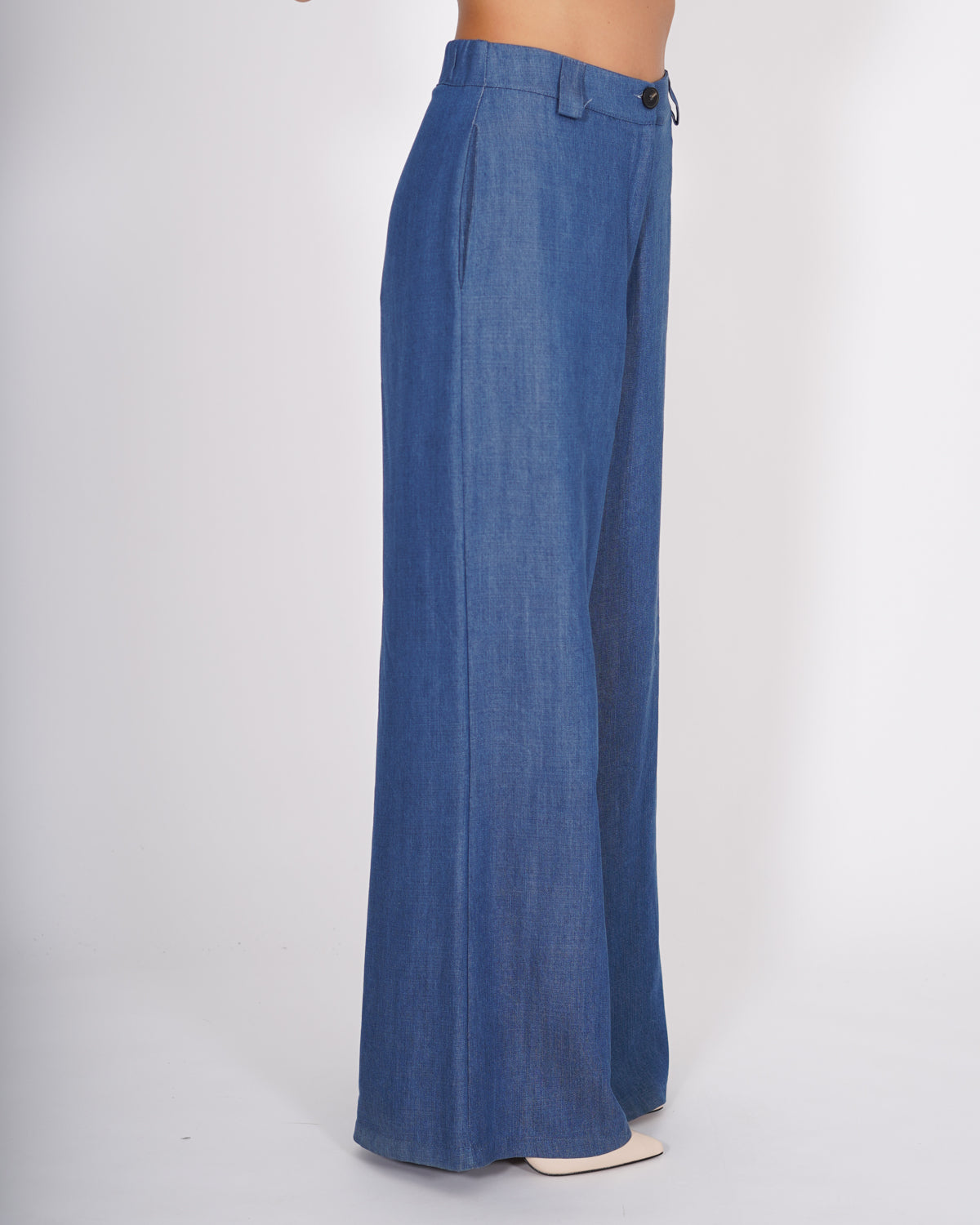 Pantaloni palazzo in tencel denim - Montresta Uncategorized - Hope Abbigliamento e Accessori Donna Online