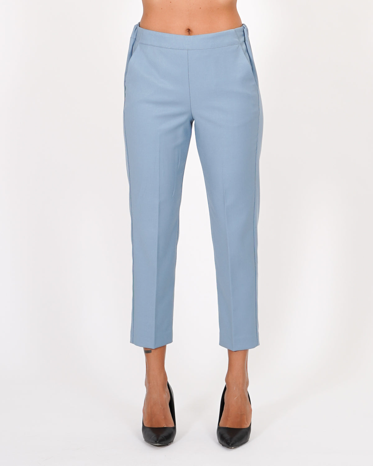 Pantaloni slim fit con elastico in fresco lana - Judas Uncategorized - Hope Abbigliamento e Accessori Donna Online