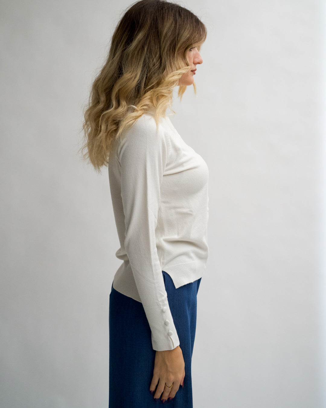 Cardigan in maglia con bottoni tono su tono - Miglio Uncategorized - Hope Abbigliamento e Accessori Donna Online