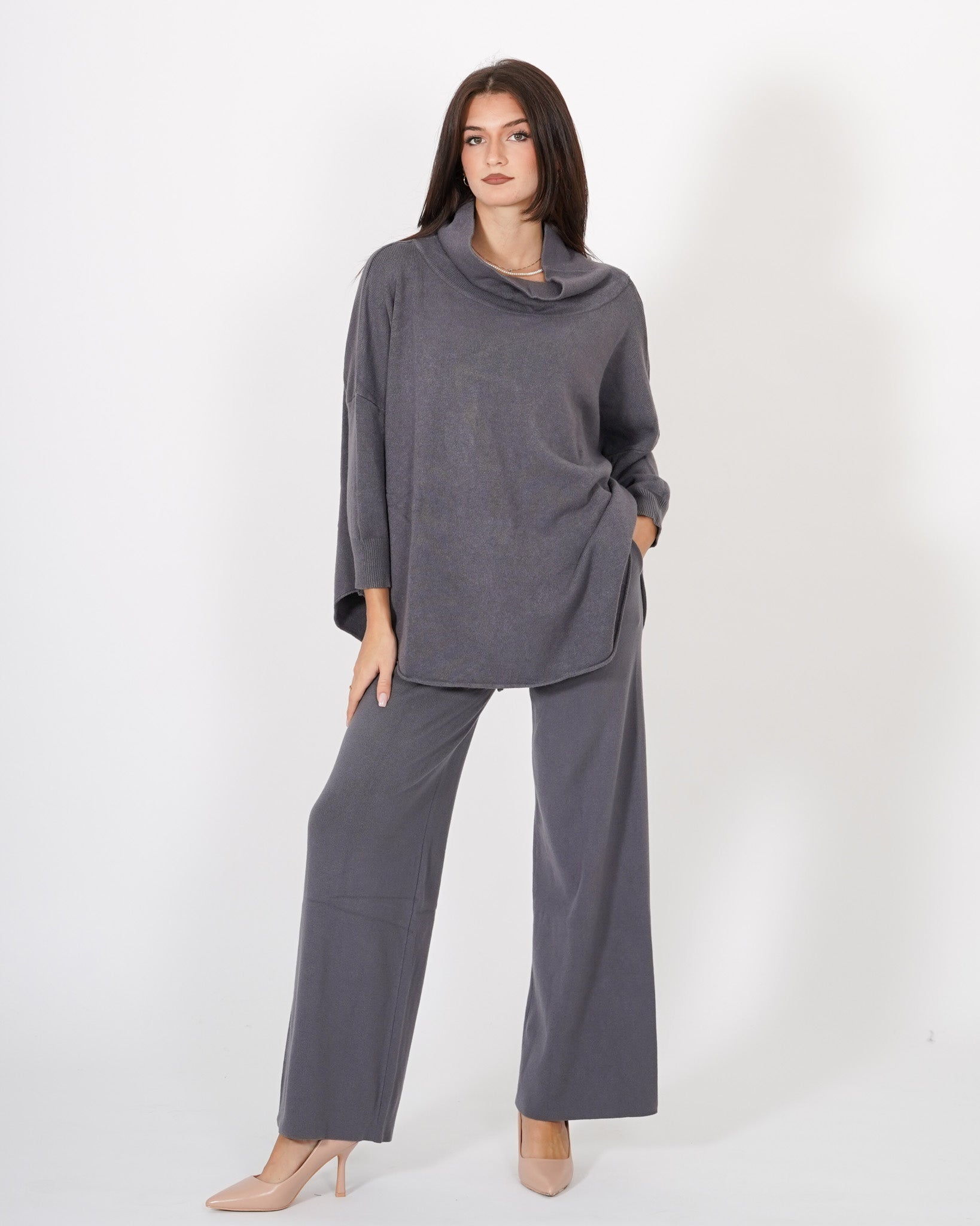 Pantaloni in maglia con bustino e coulisse - Logan Uncategorized - Hope Abbigliamento e Accessori Donna Online