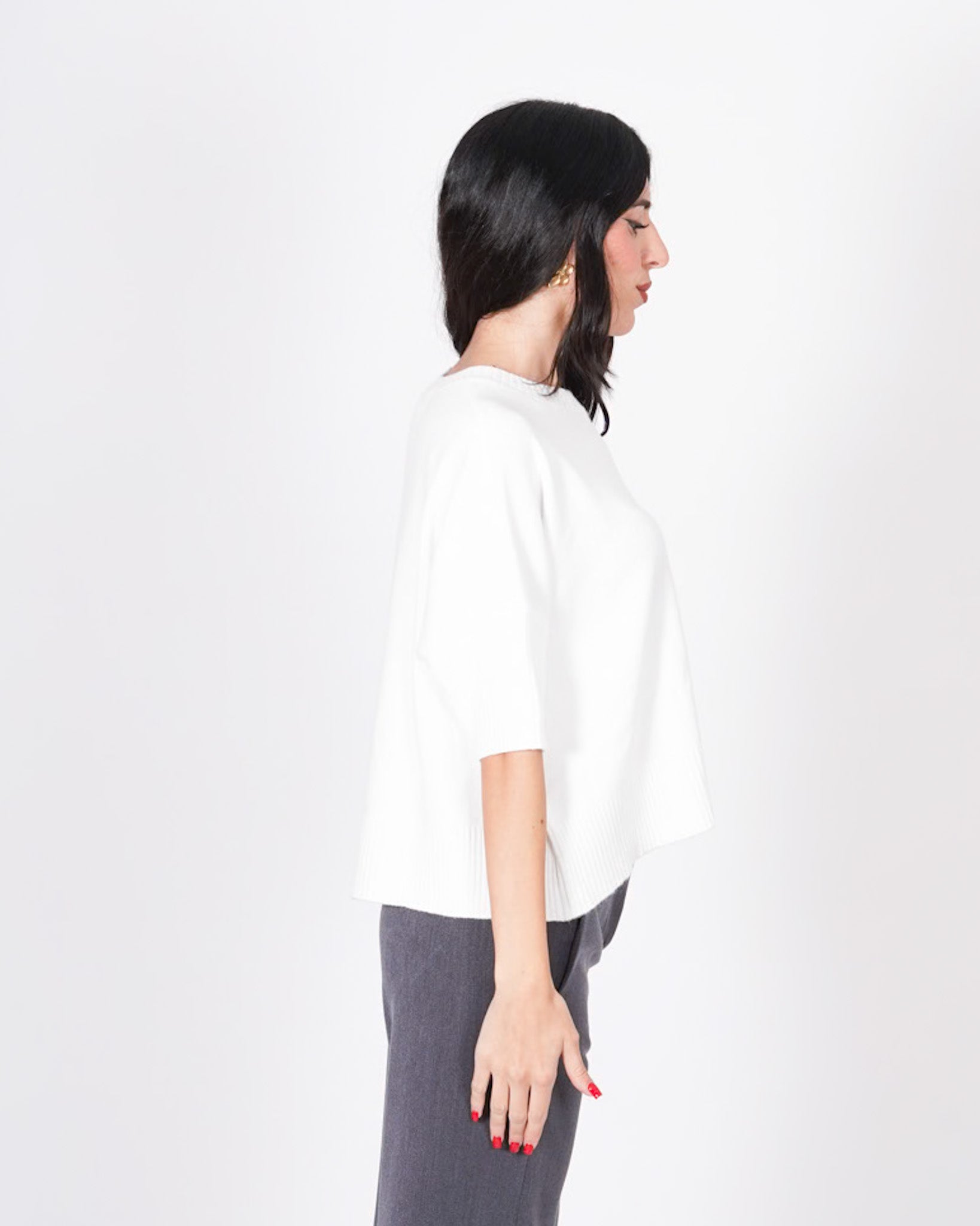 Maglia girocollo con maniche 3/4 - Campus Uncategorized - Hope Abbigliamento e Accessori Donna Online