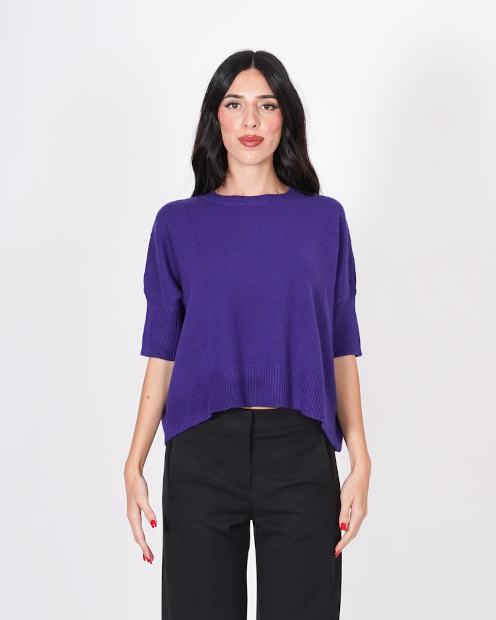 Maglia girocollo con maniche 3/4 - Campus Uncategorized - Hope Abbigliamento e Accessori Donna Online