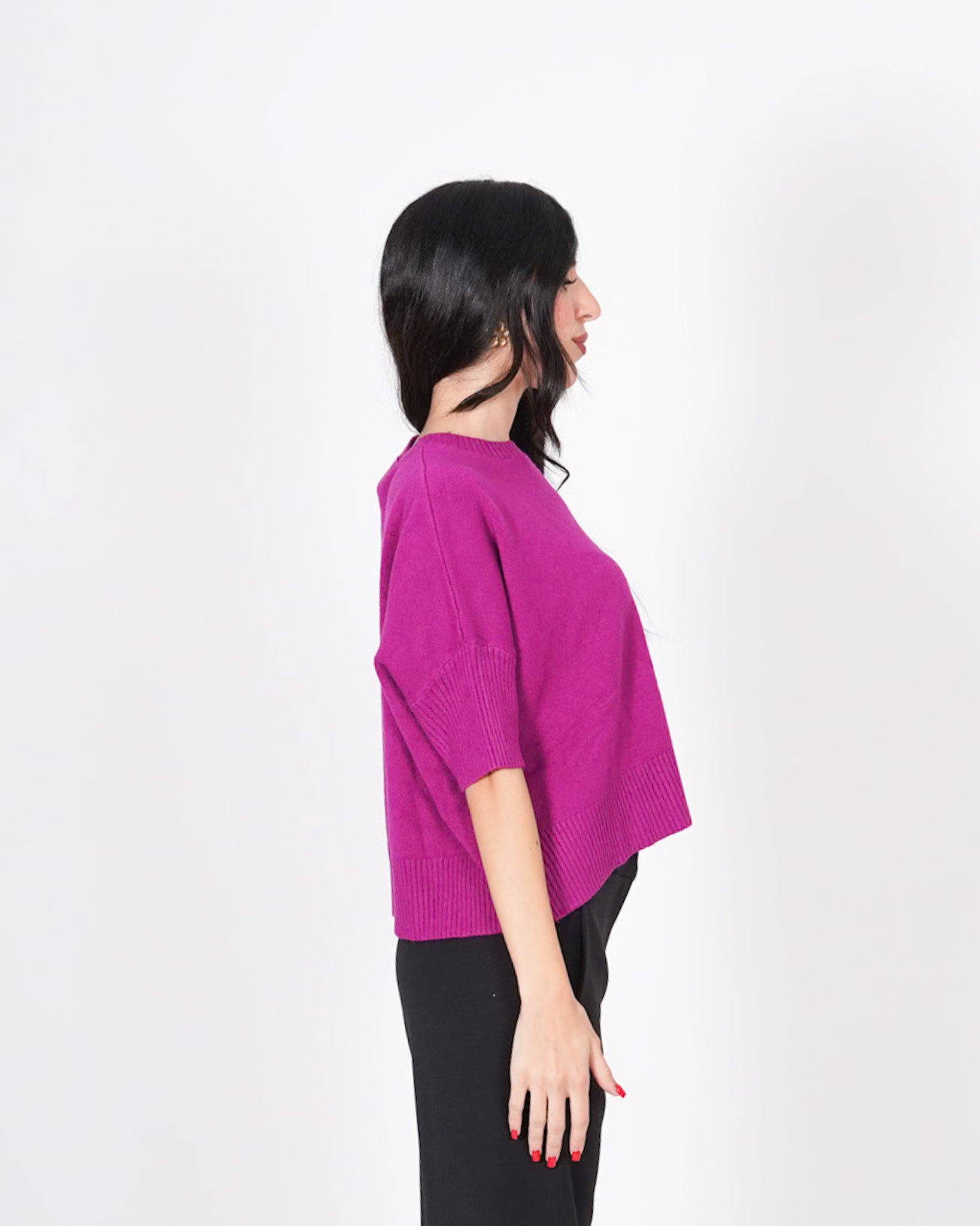 Maglia girocollo con maniche 3/4 - Campus Uncategorized - Hope Abbigliamento e Accessori Donna Online