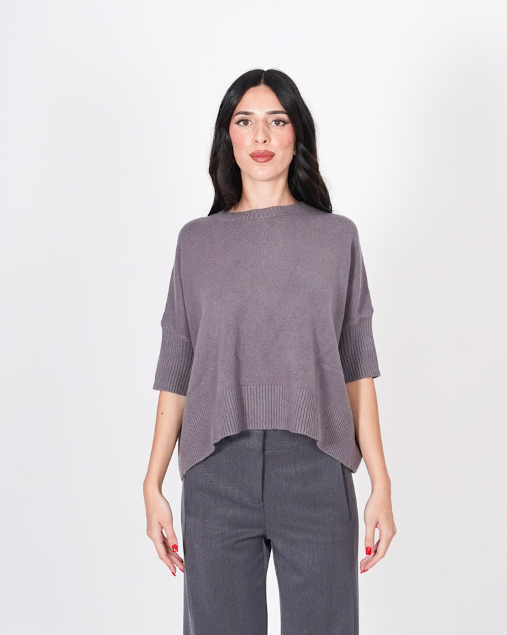 Maglia girocollo con maniche 3/4 - Campus Uncategorized - Hope Abbigliamento e Accessori Donna Online