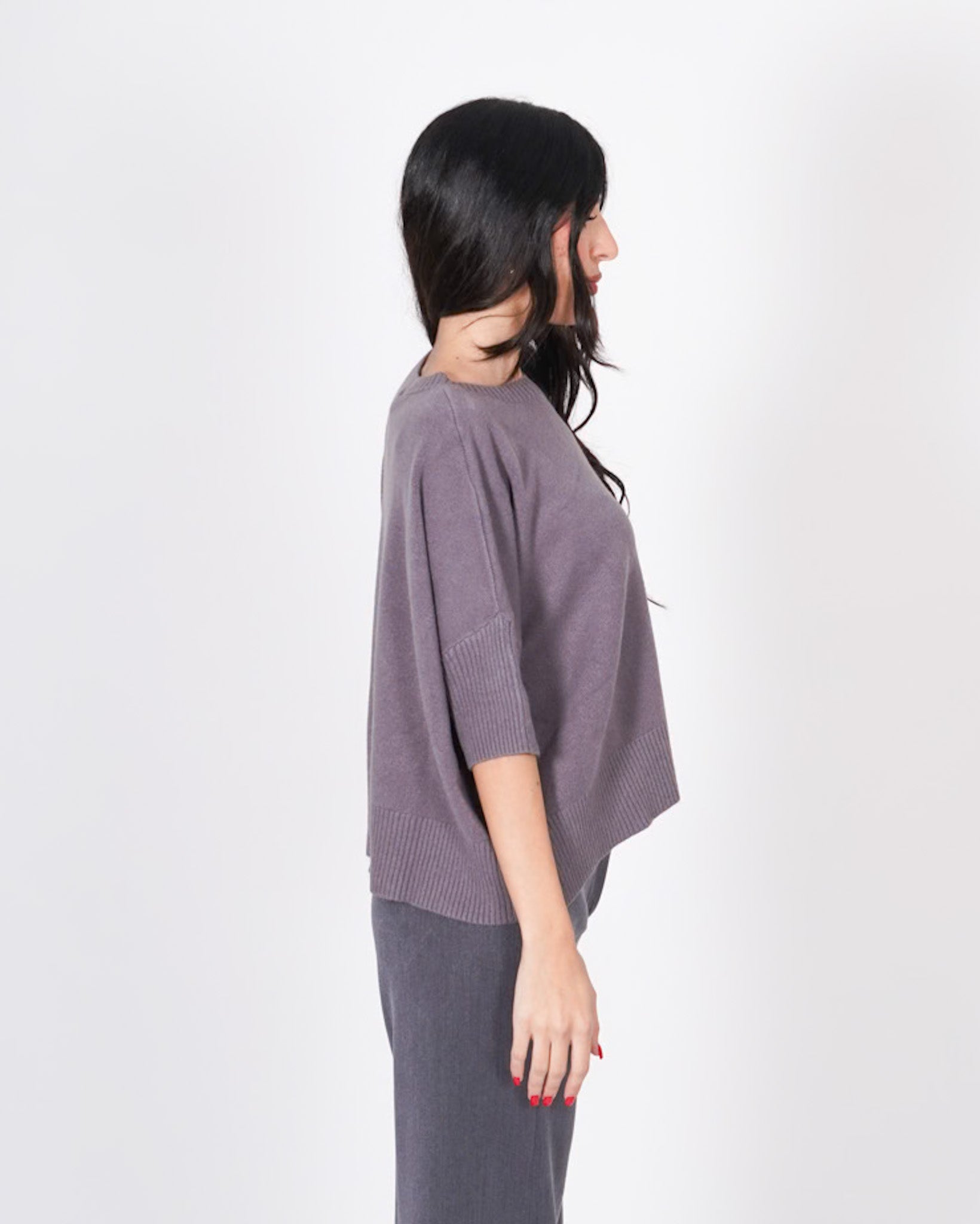 Maglia girocollo con maniche 3/4 - Campus Uncategorized - Hope Abbigliamento e Accessori Donna Online