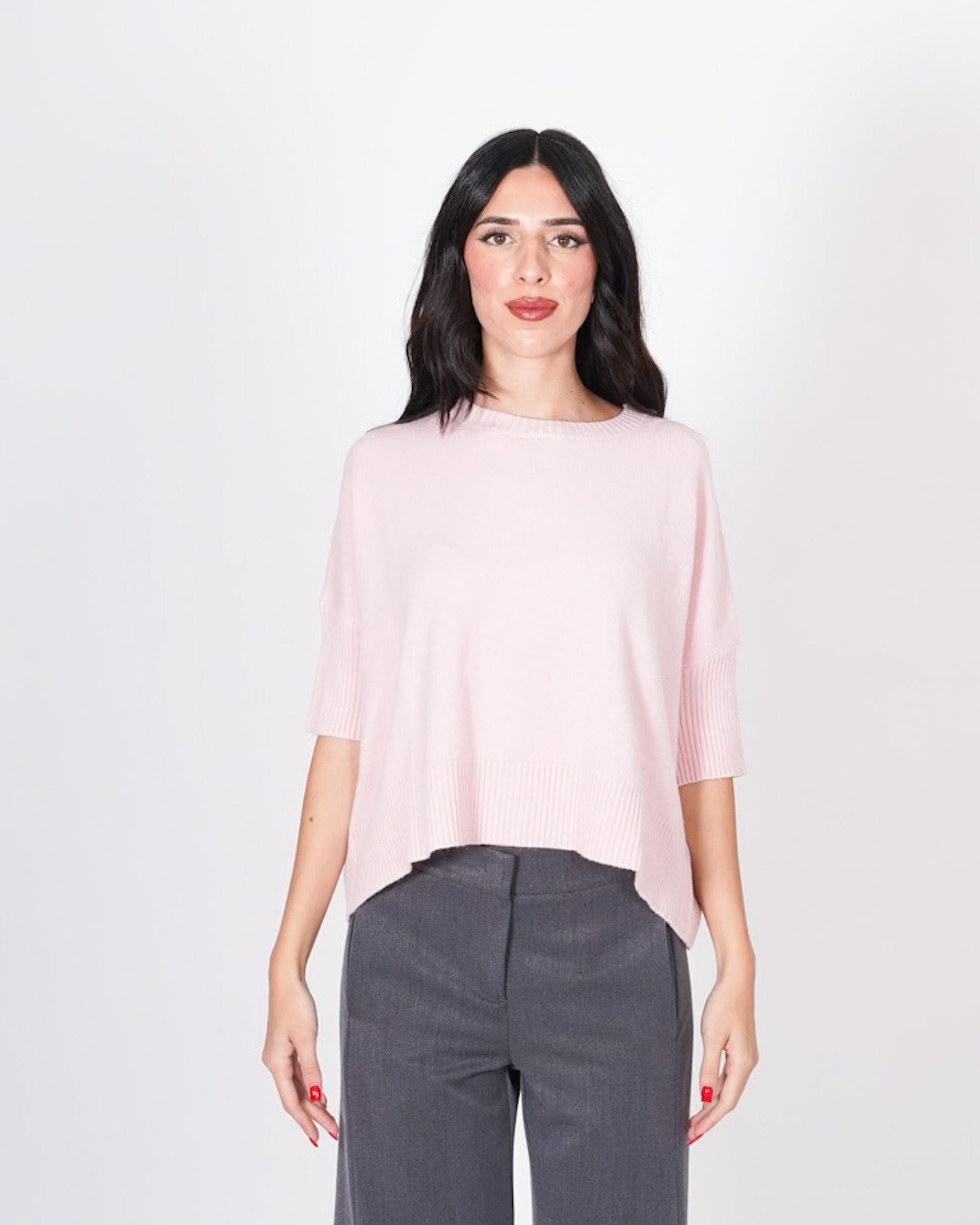 Maglia girocollo con maniche 3/4 - Campus Uncategorized - Hope Abbigliamento e Accessori Donna Online