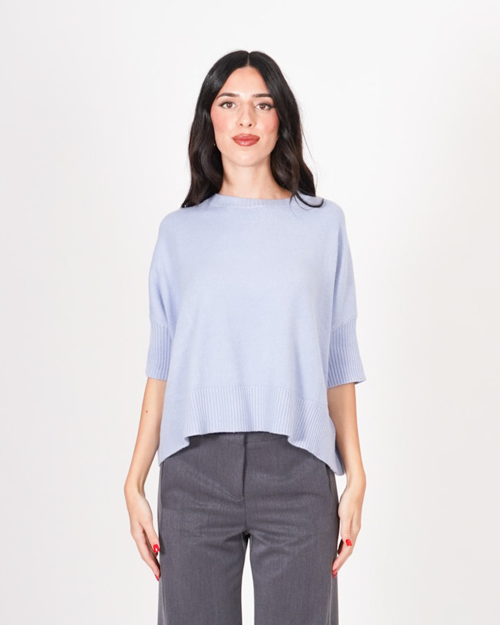 Maglia girocollo con maniche 3/4 - Campus Uncategorized - Hope Abbigliamento e Accessori Donna Online