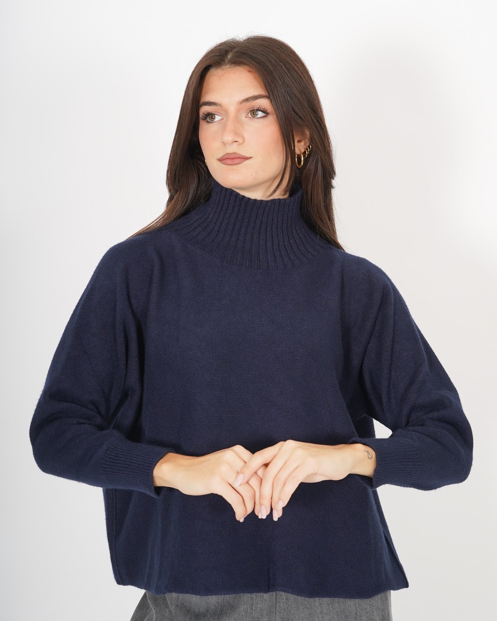 Maglia collo alto a costa - Peter Uncategorized - Hope Abbigliamento e Accessori Donna Online