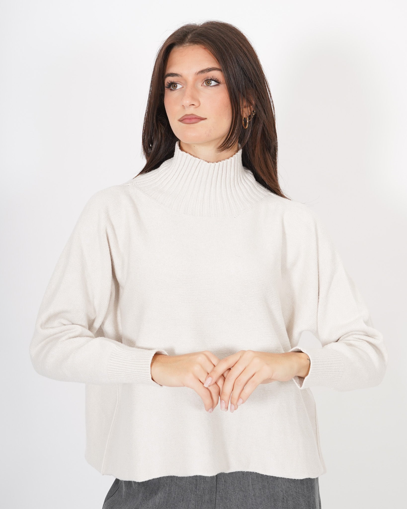 Maglia collo alto a costa - Peter Uncategorized - Hope Abbigliamento e Accessori Donna Online