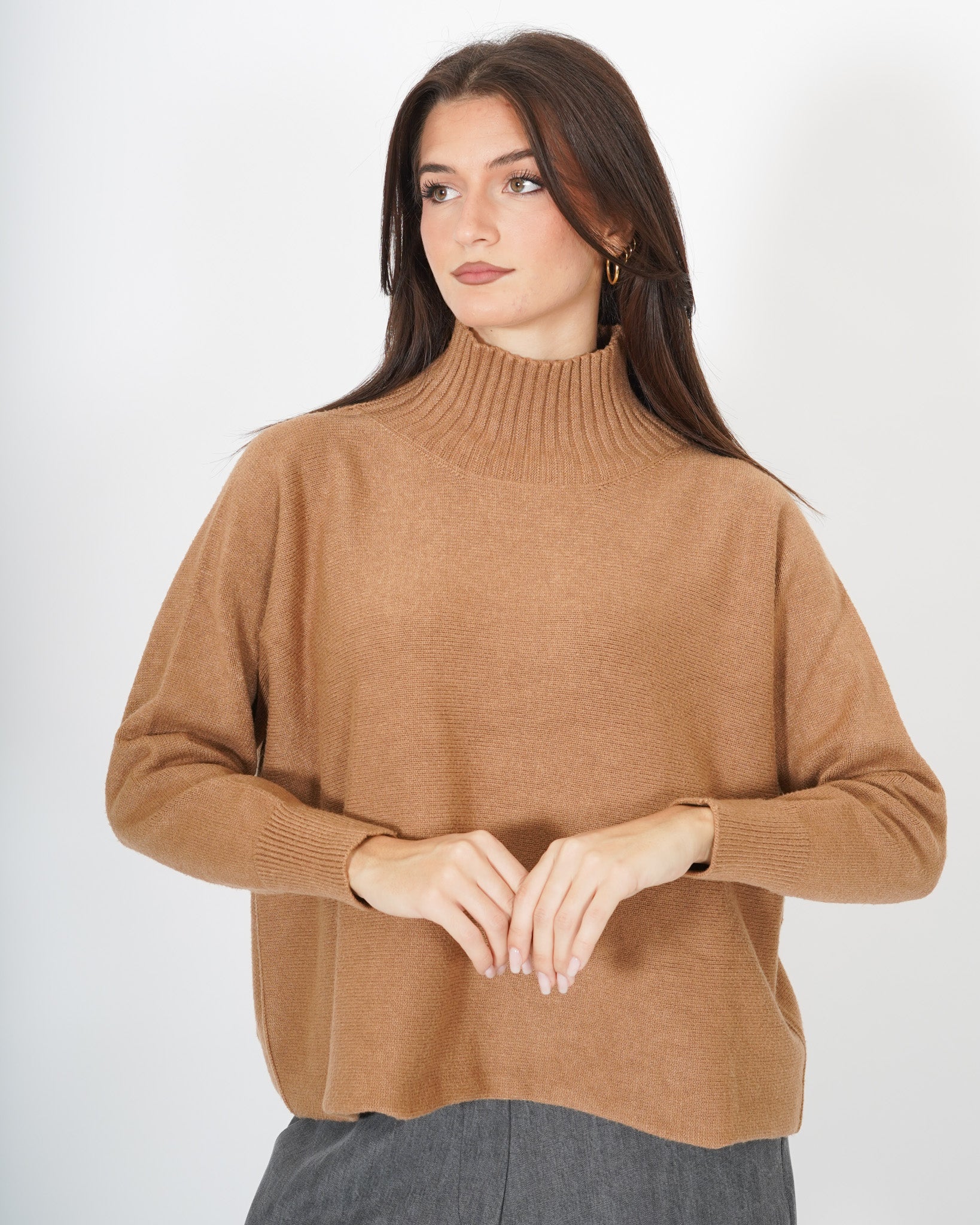 Maglia collo alto a costa - Peter Uncategorized - Hope Abbigliamento e Accessori Donna Online